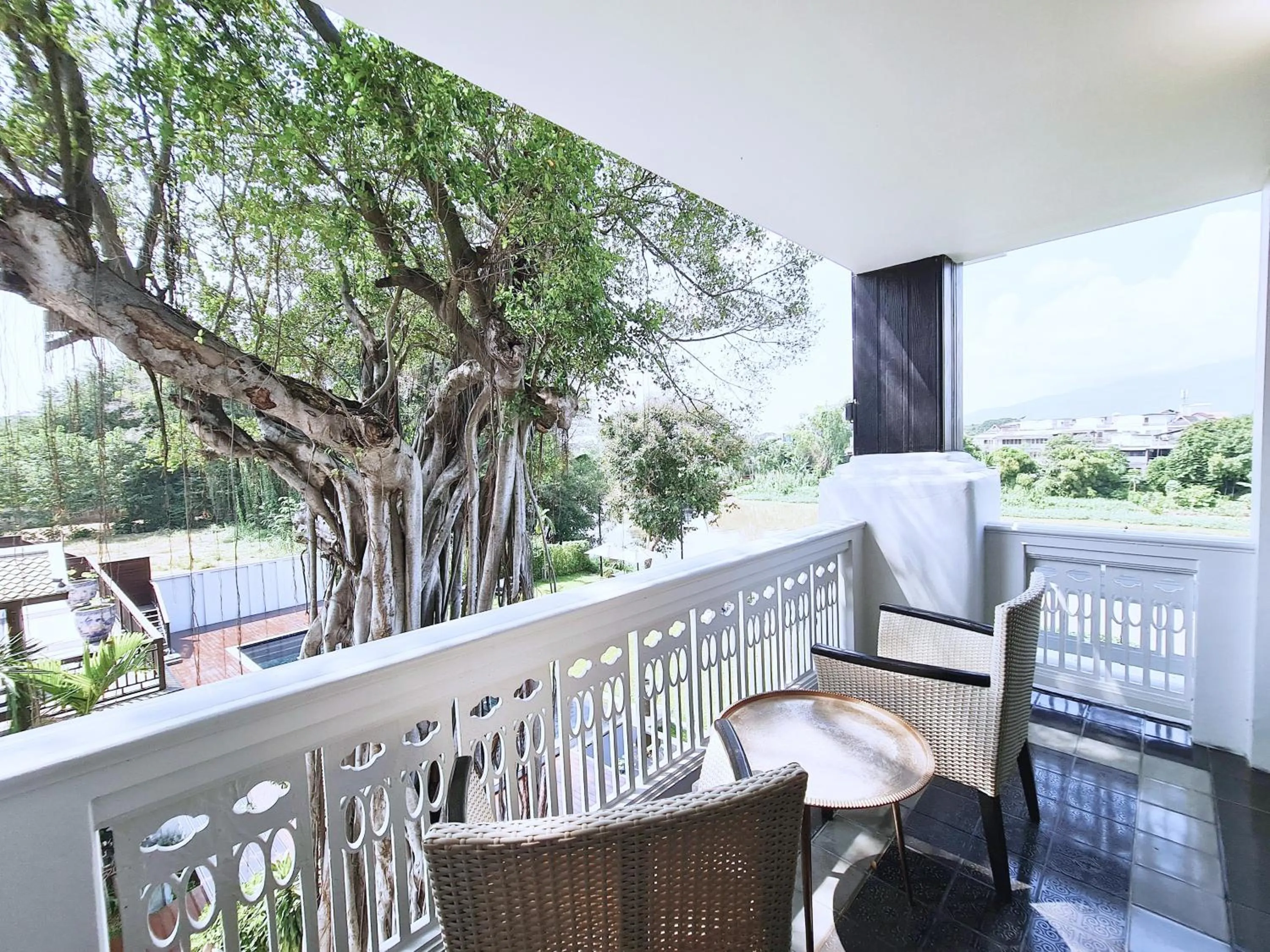 Patio in Buri Sriping Riverside Resort & Spa