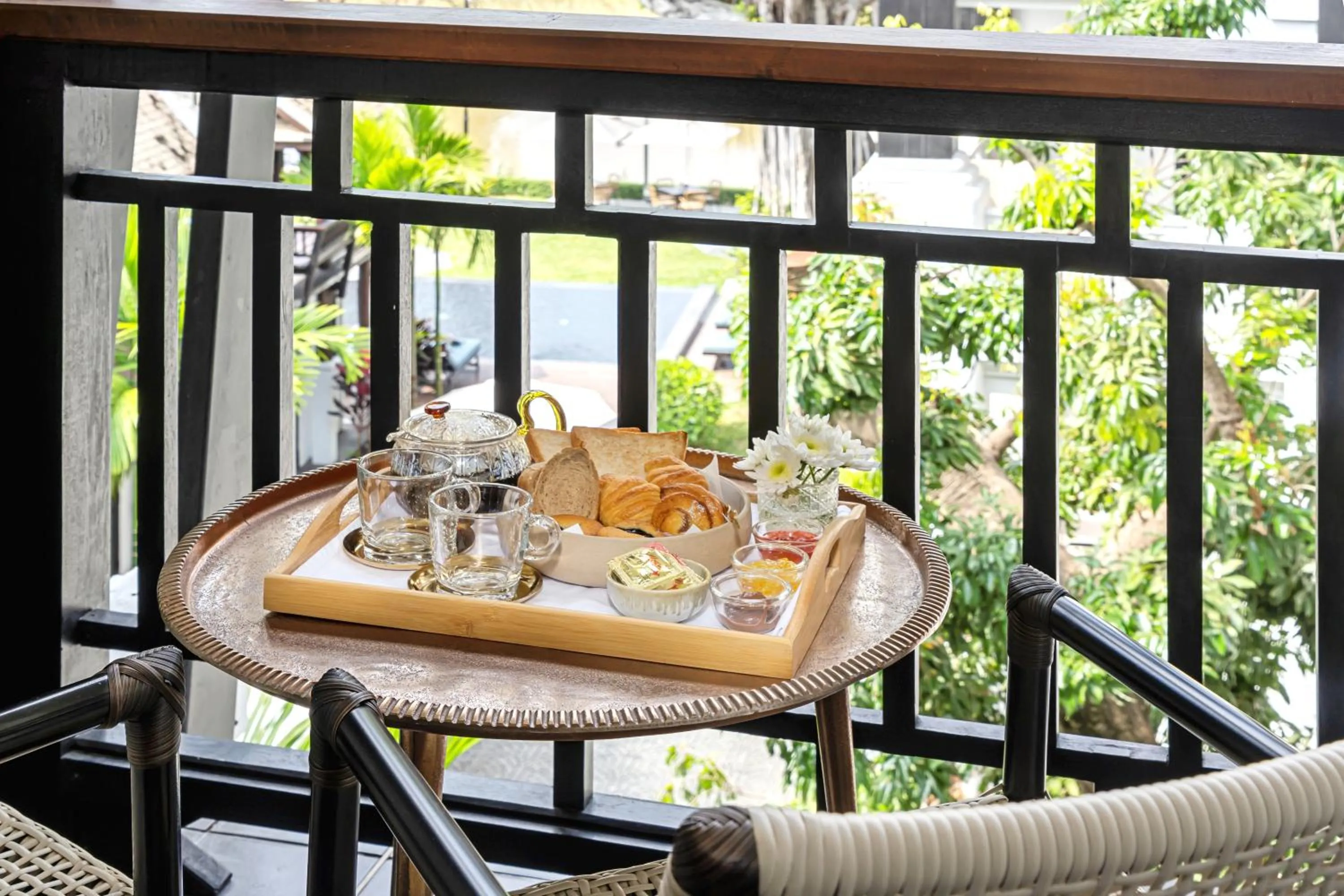 Patio in Buri Sriping Riverside Resort & Spa