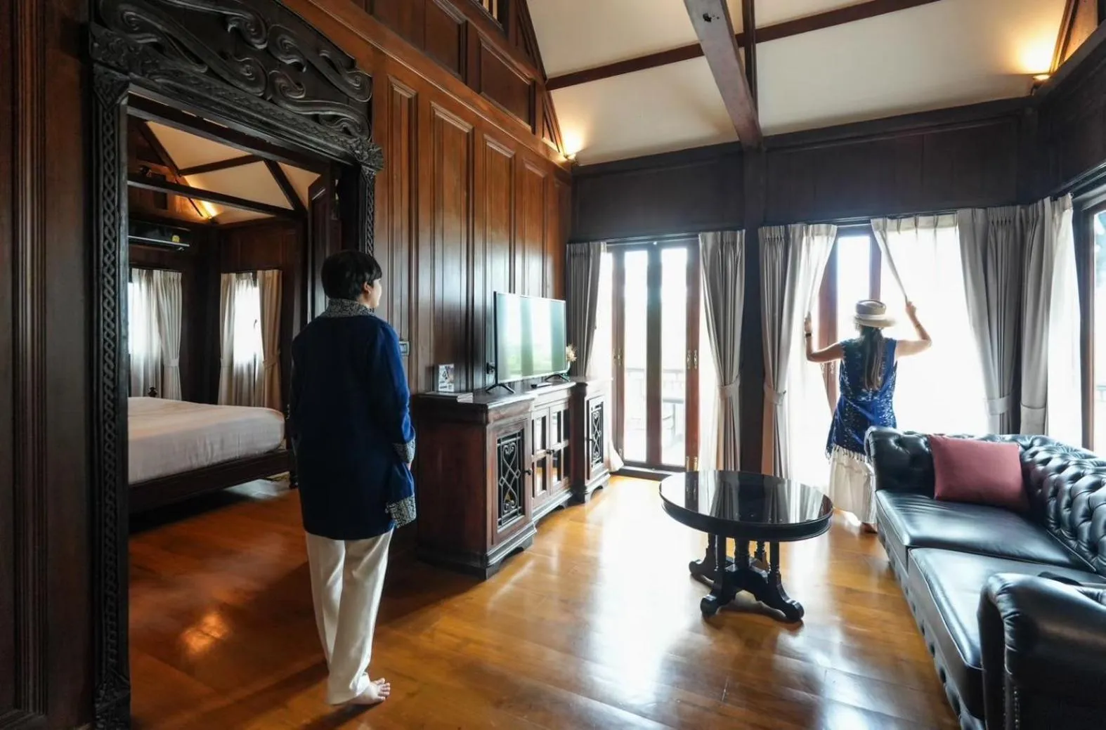 Bed in Buri Sriping Riverside Resort & Spa