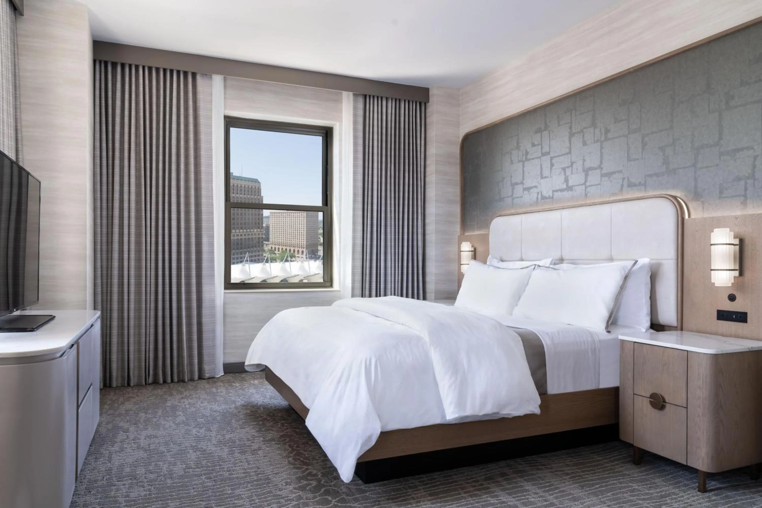 Bedroom, Bed in The Westin Book Cadillac Detroit