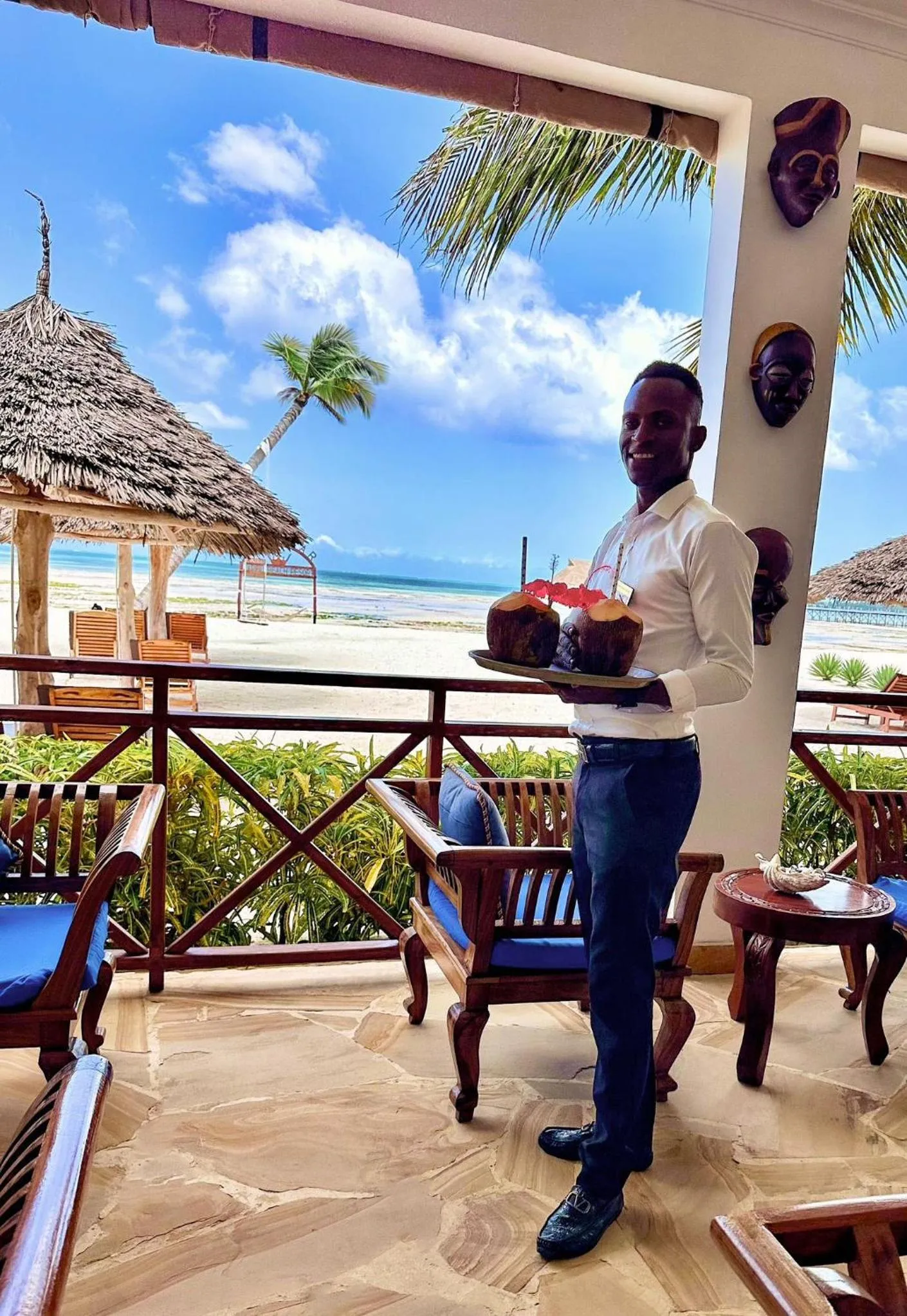 Patio in Karibu Beach Resort