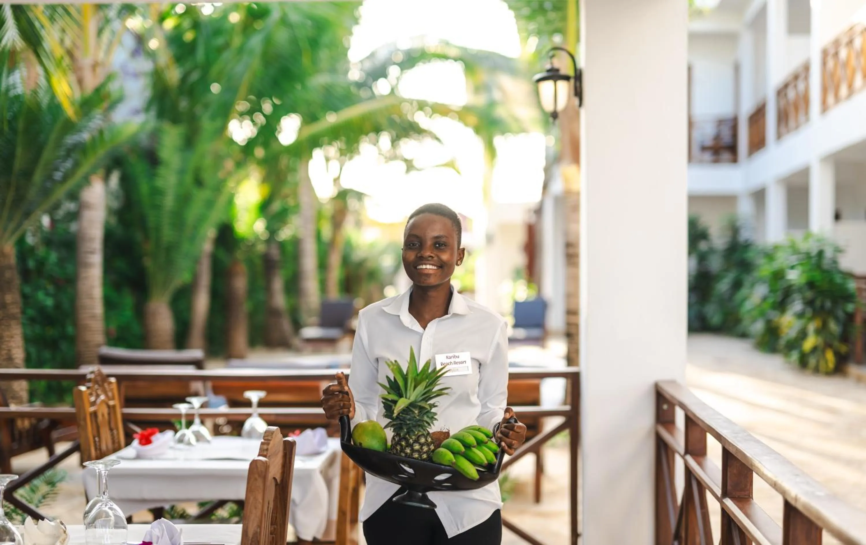 Restaurant/places to eat in Karibu Beach Resort