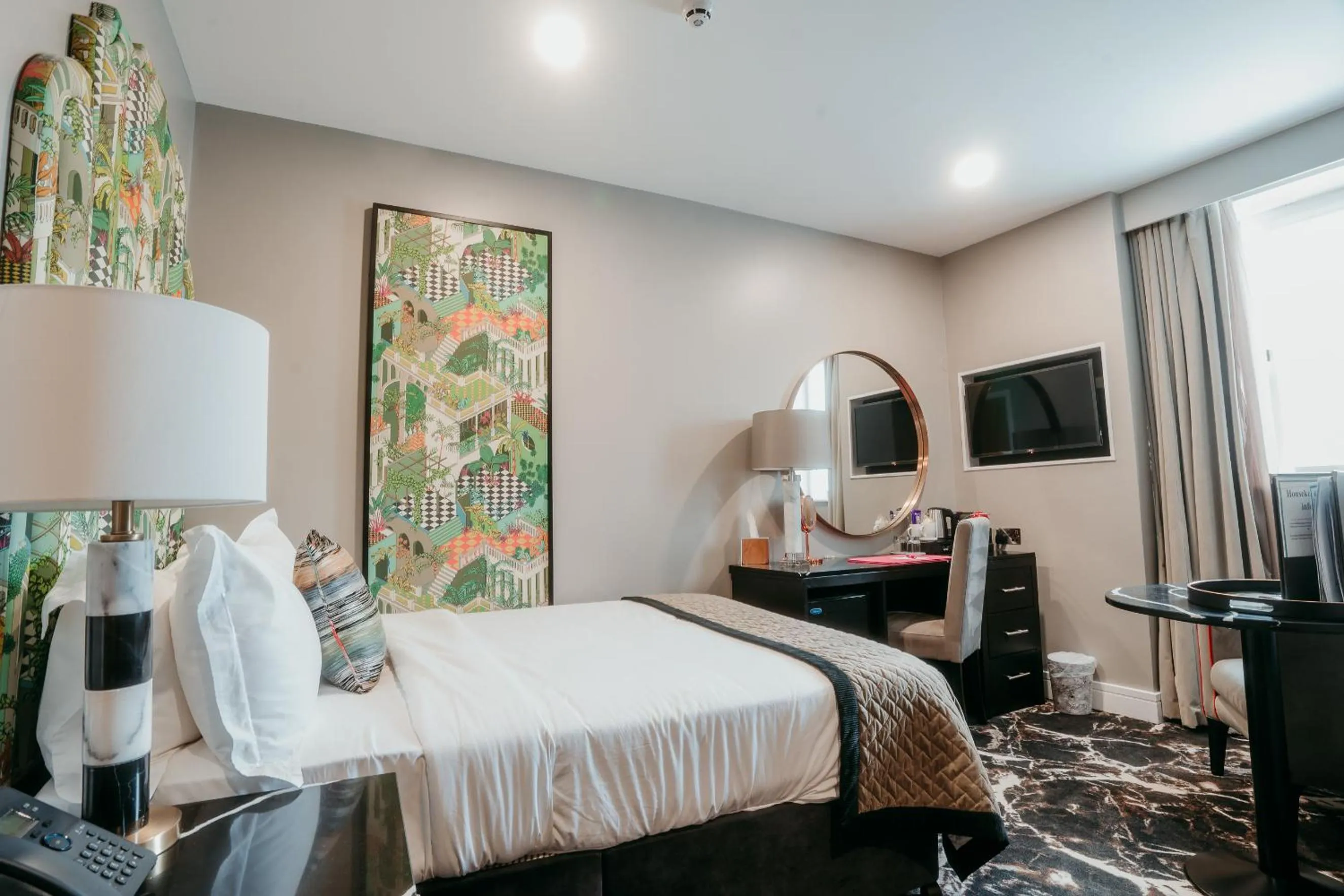 Bed in Elephant Rock Hotel