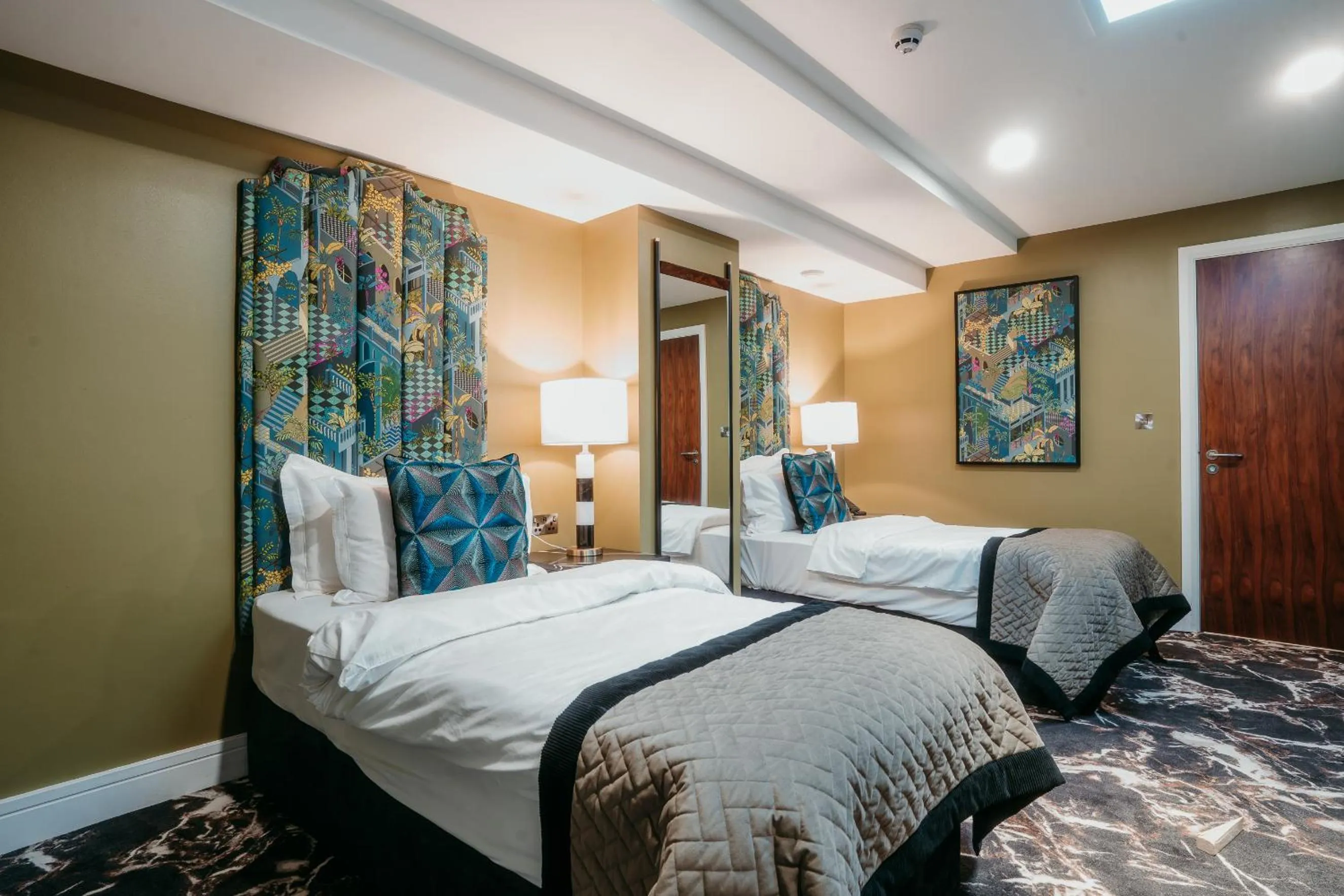 Bed in Elephant Rock Hotel