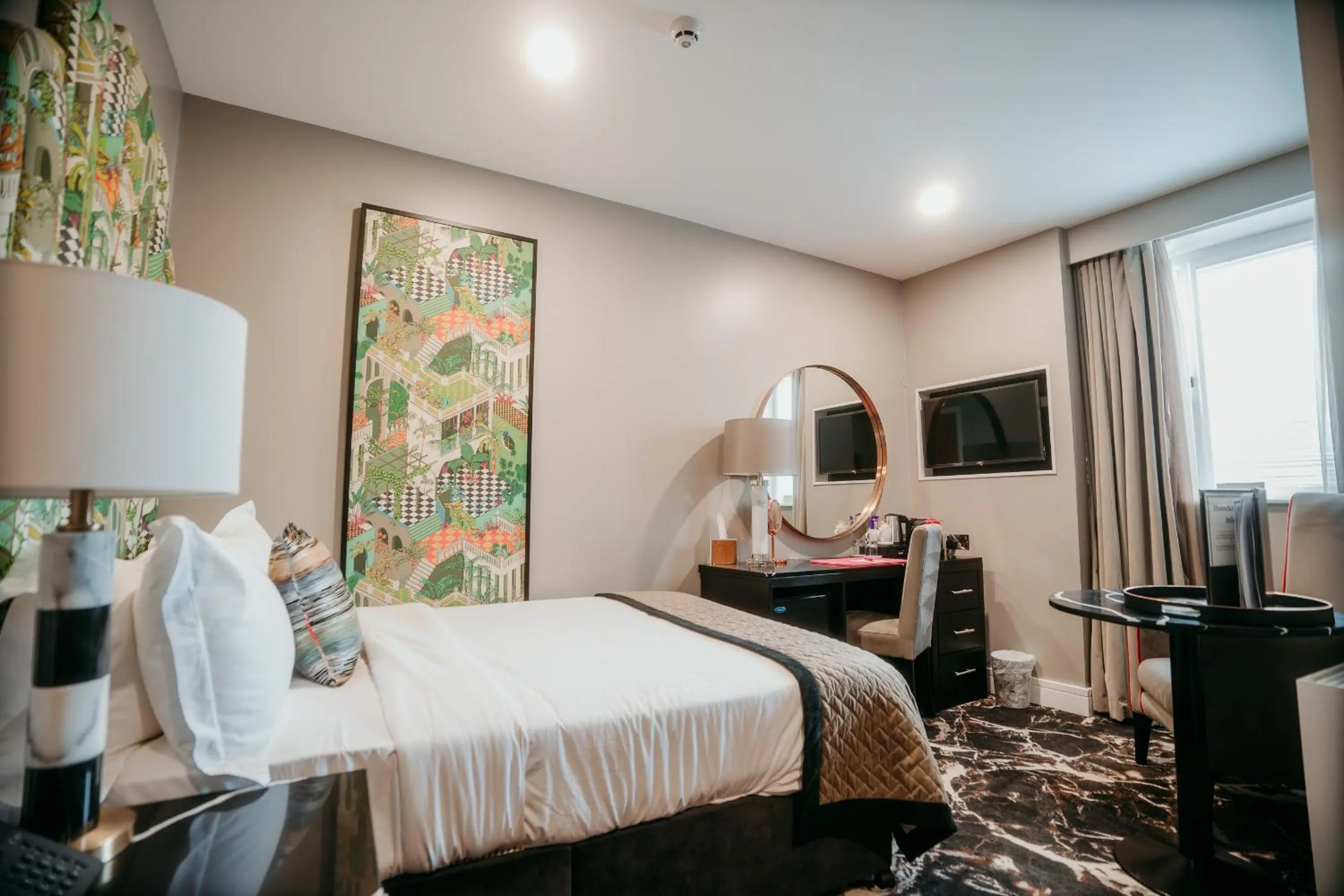 Bed in Elephant Rock Hotel