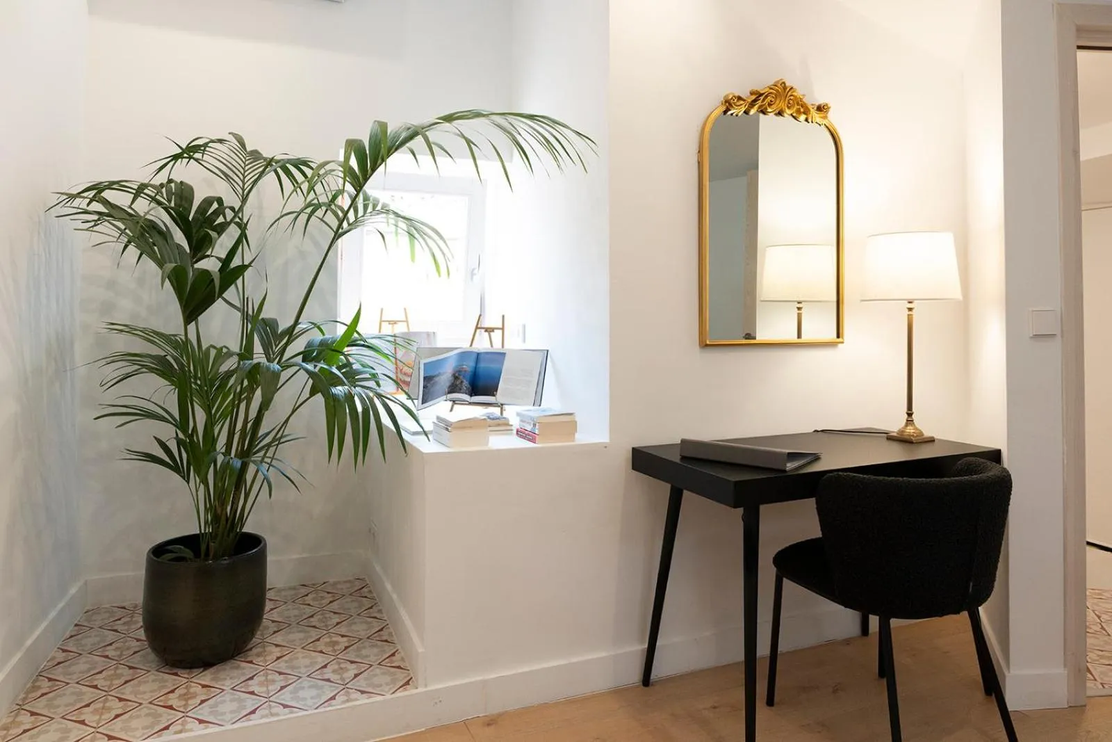 Seating area in Petit Biniaraix