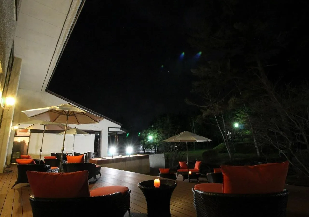 Balcony/Terrace in Yatsugatake Hotel Fuuka