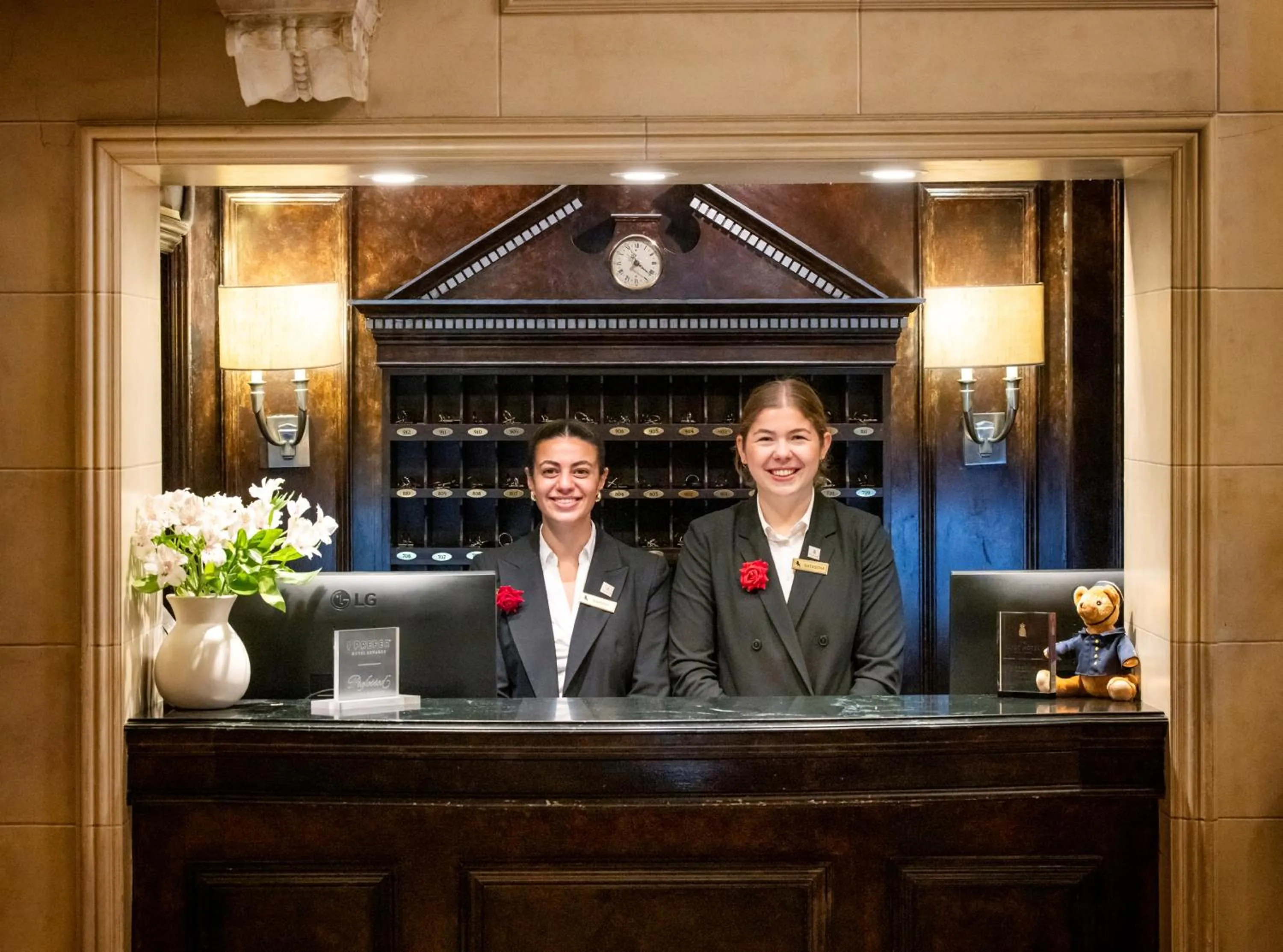 Lobby or reception in The Eliot Hotel