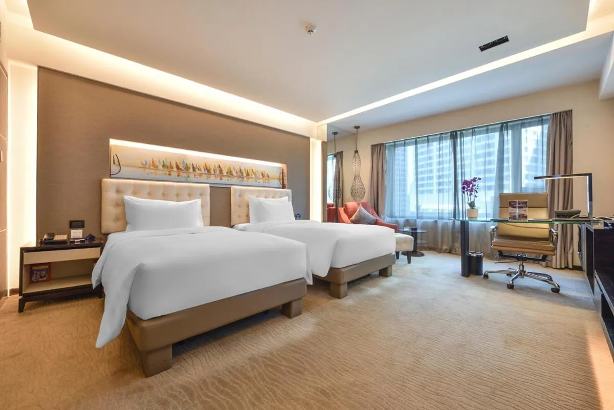 Bed in Furama Hotel Dalian