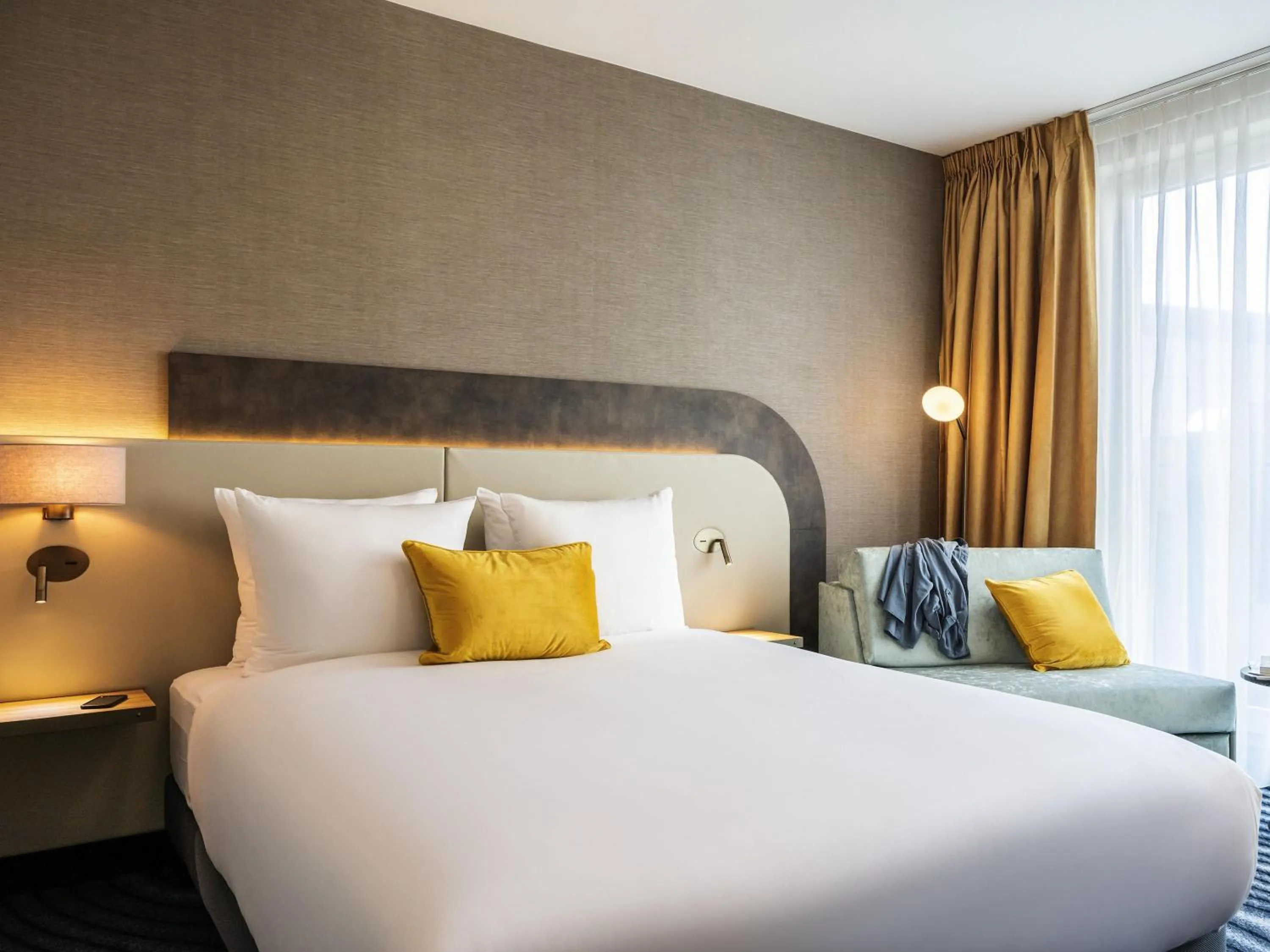 Bedroom, Bed in Mercure Amsterdam North Station