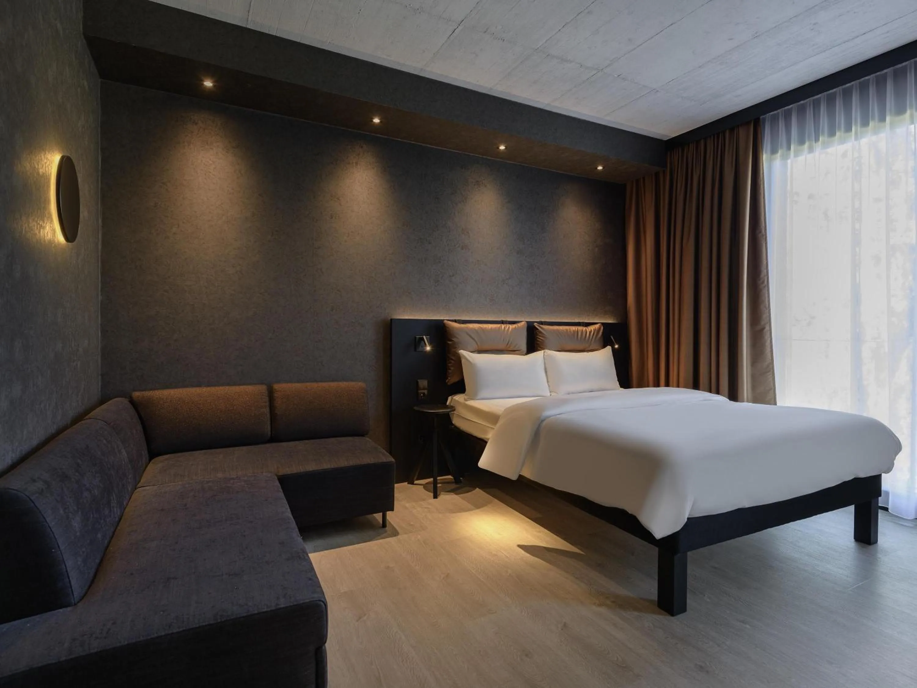 Bedroom, Bed in ibis Styles Friedrichshafen