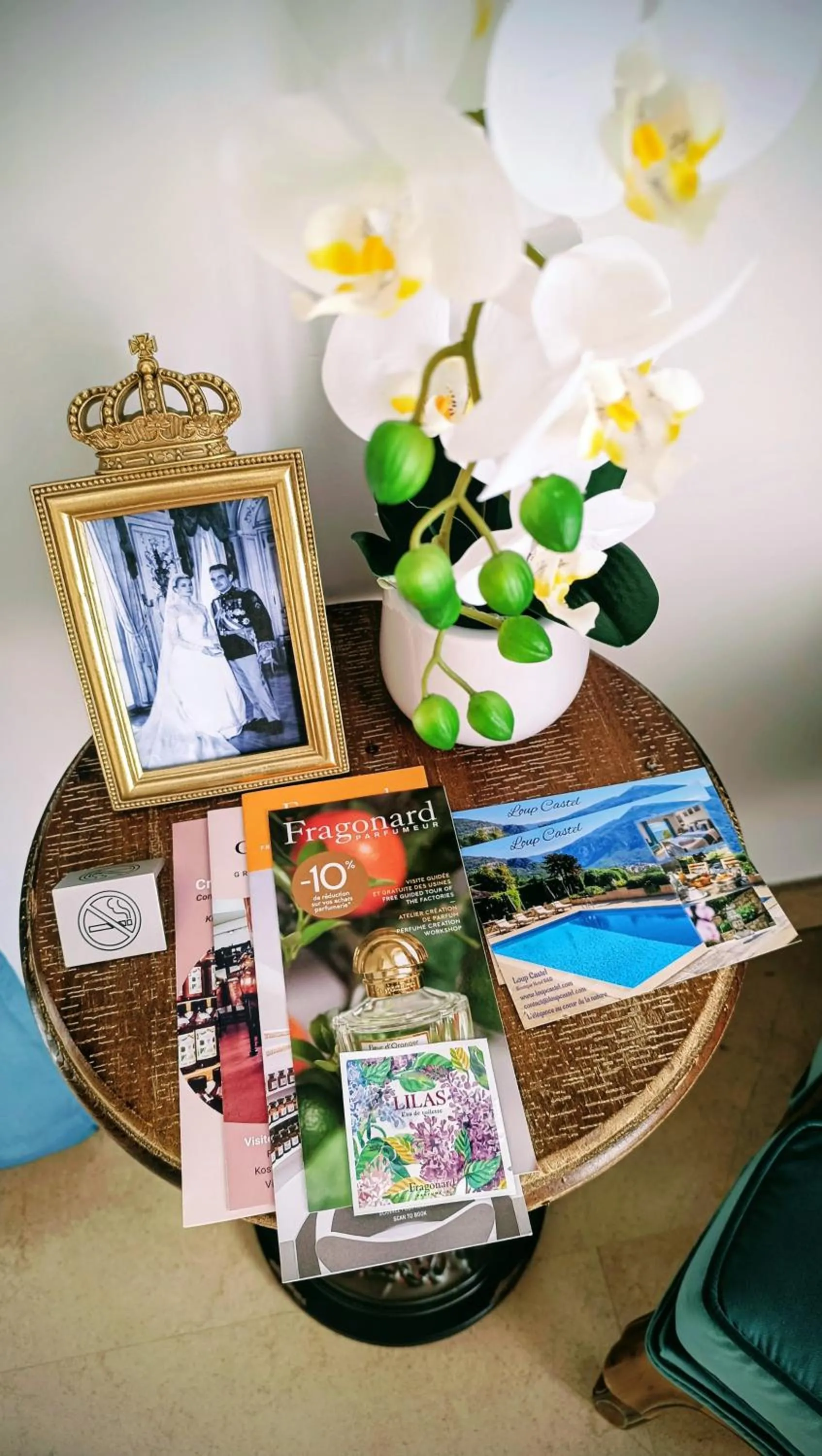 Decorative detail in Loup Castel Boutique Hotel B&B