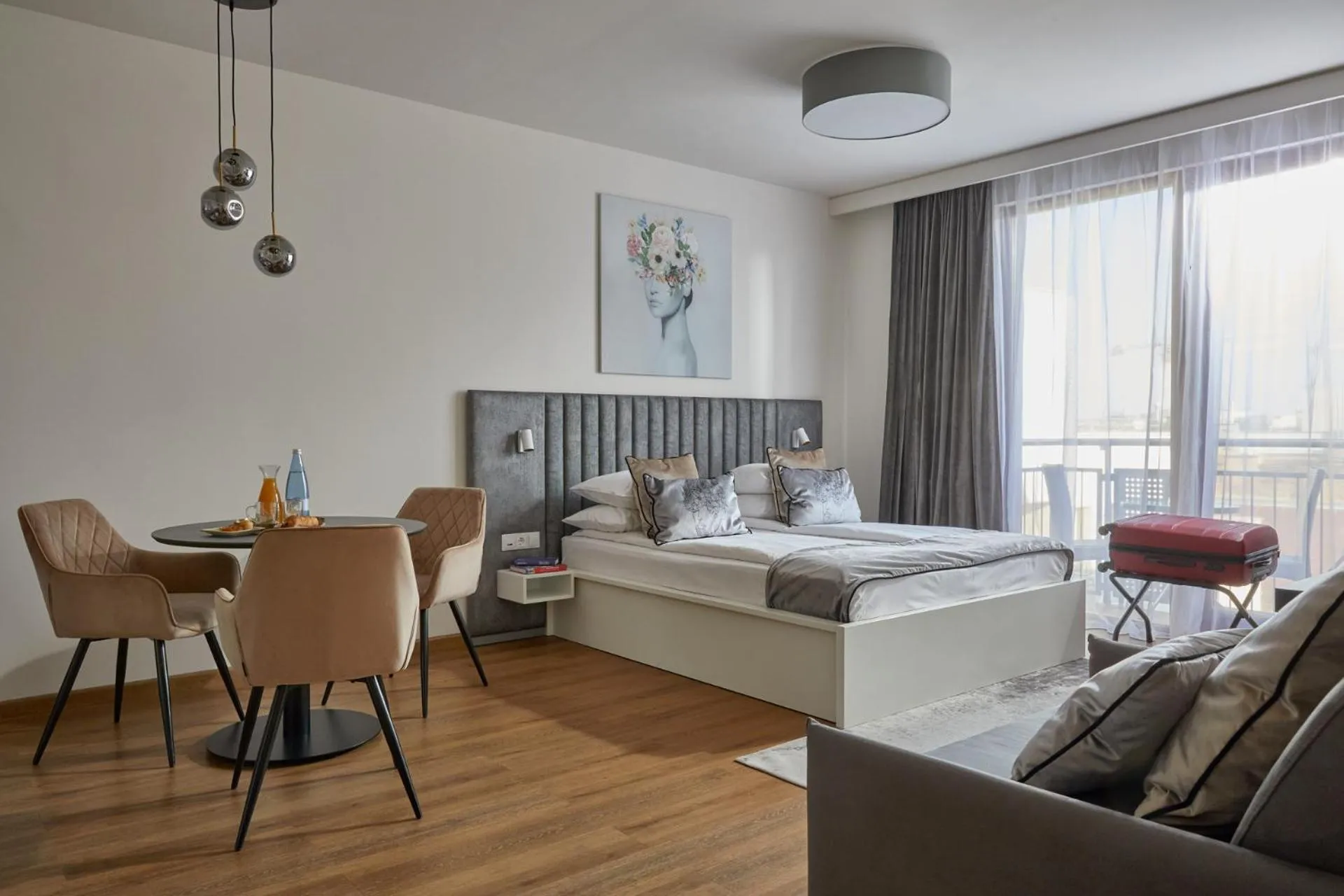 Bed in 7Seasons Apartments Budapest