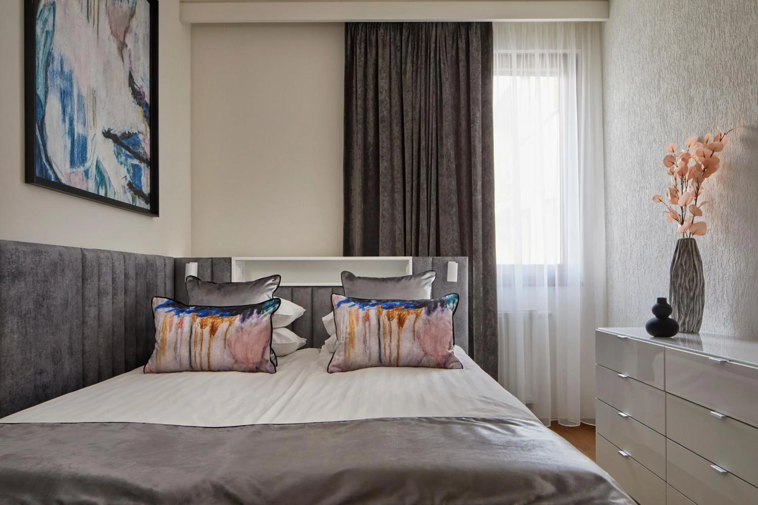 Bedroom, Bed in 7Seasons Apartments Budapest