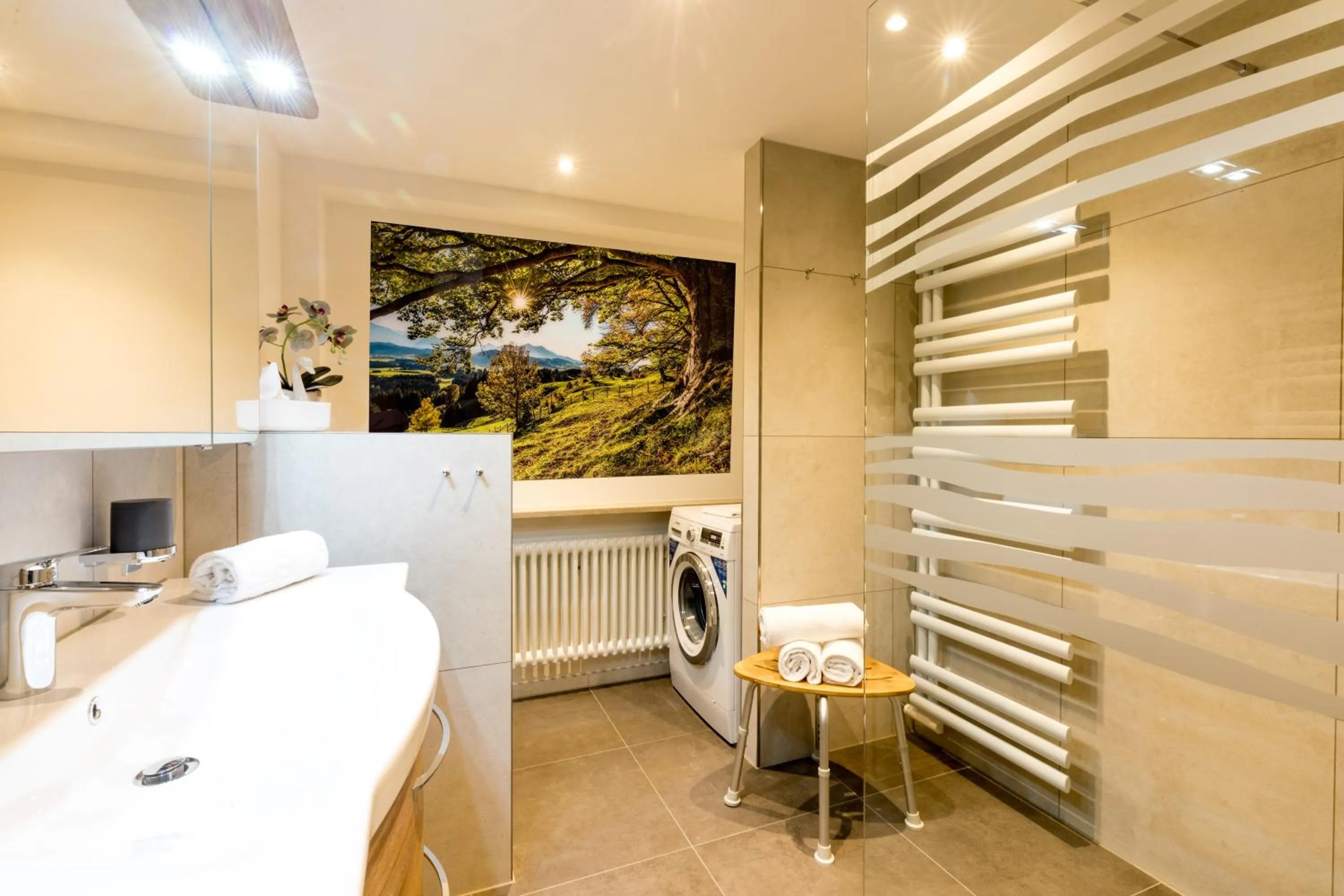 Shower in Hotel Sonnenhang