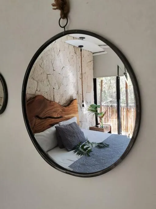 Bed in Agua & Selva luxury Jungle loft