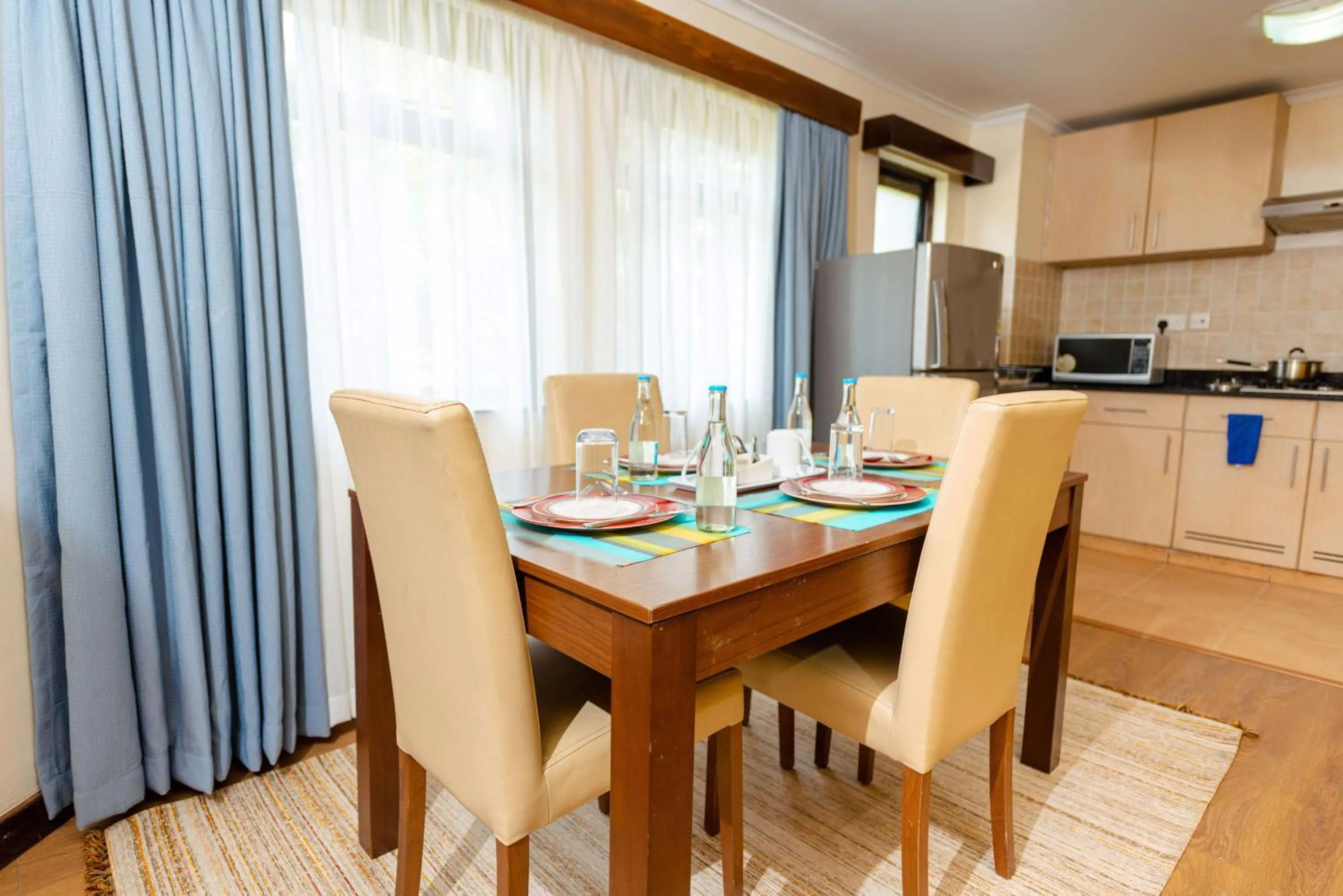 Kitchen or kitchenette in Heri Heights Hotel Apartments, SureStay Collection by Best Western