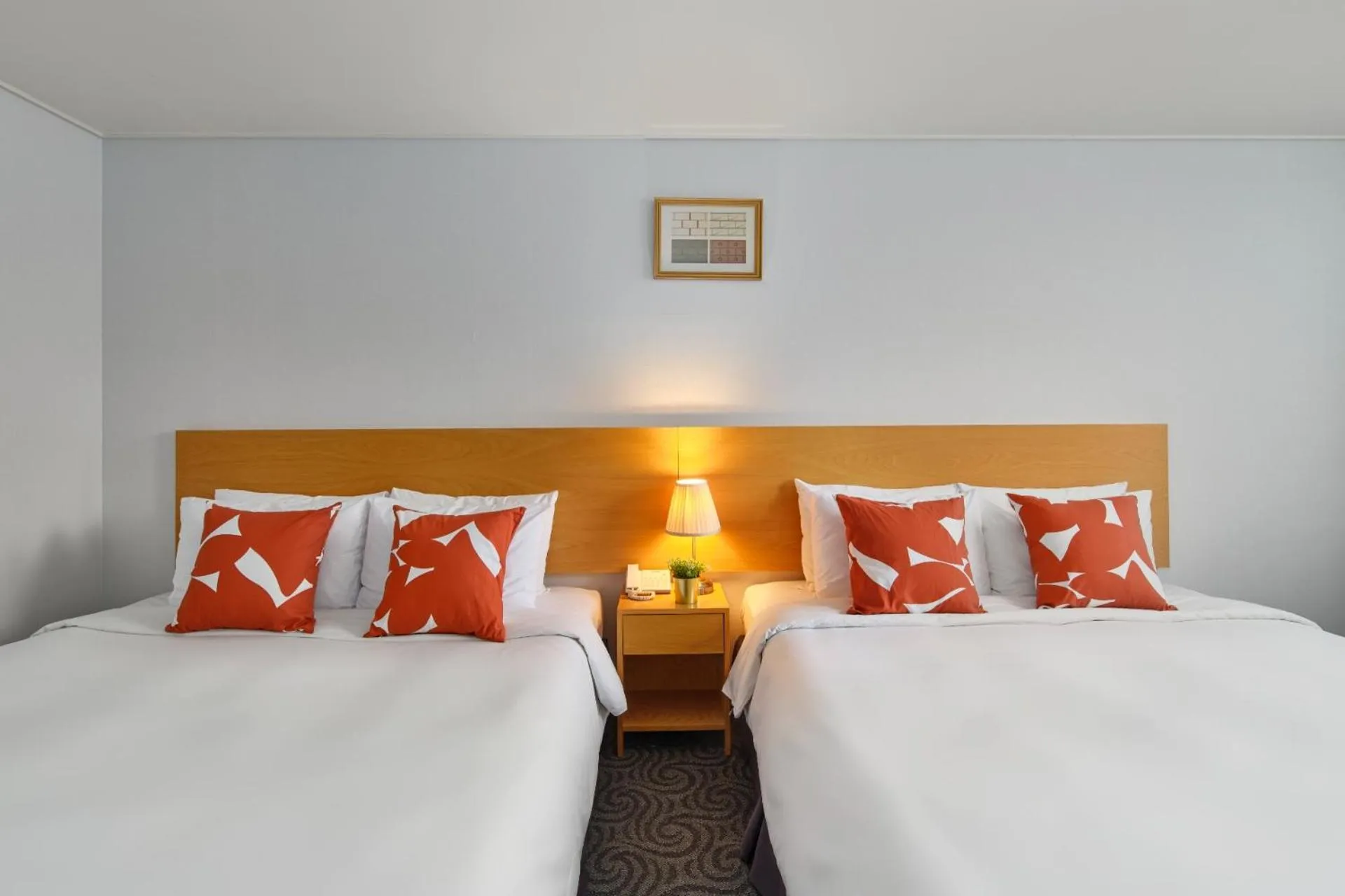 Bed in Hotel Atrium Jongno