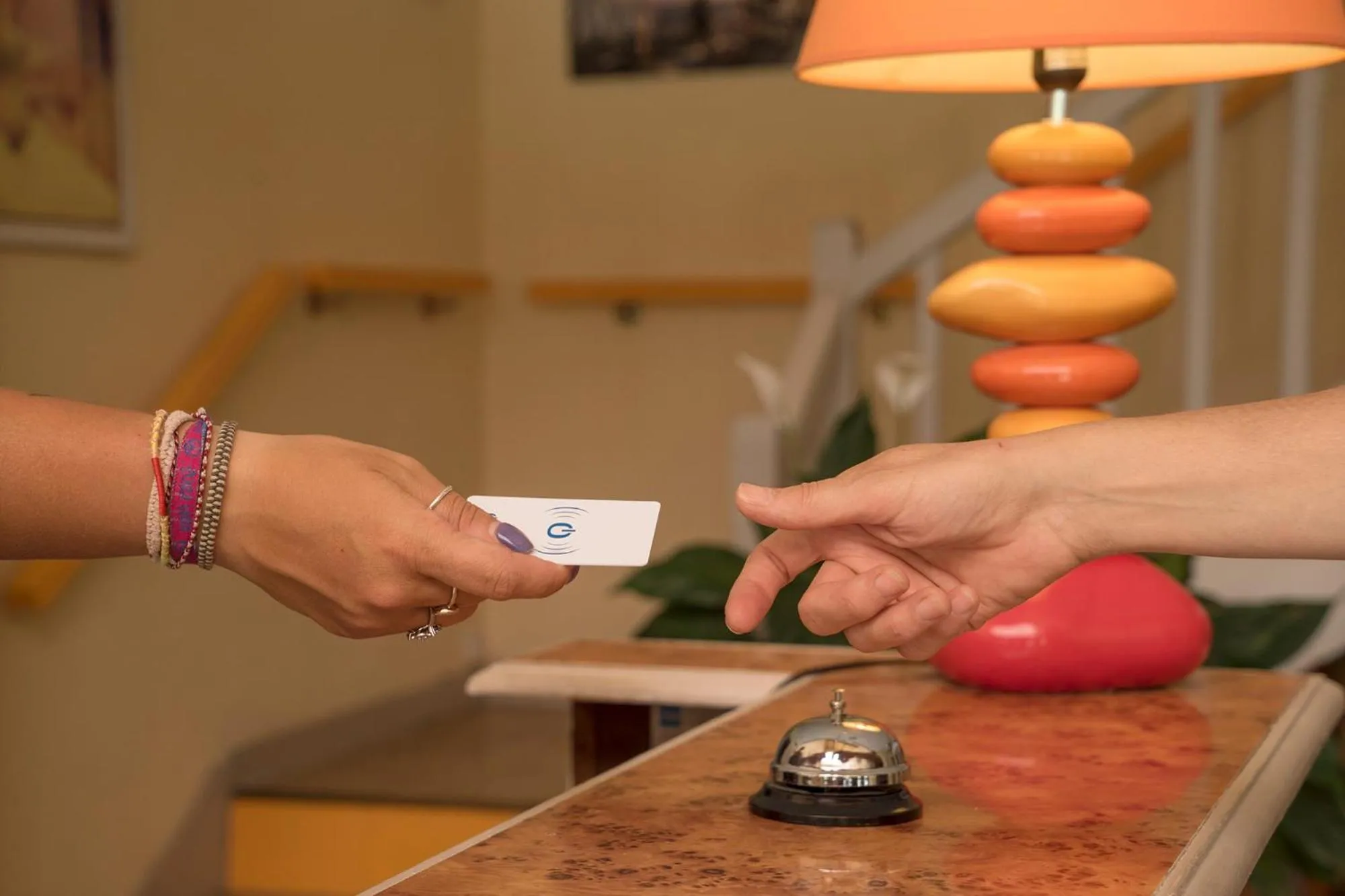 Lobby or reception in Contact Hôtel O'Nice Saintes