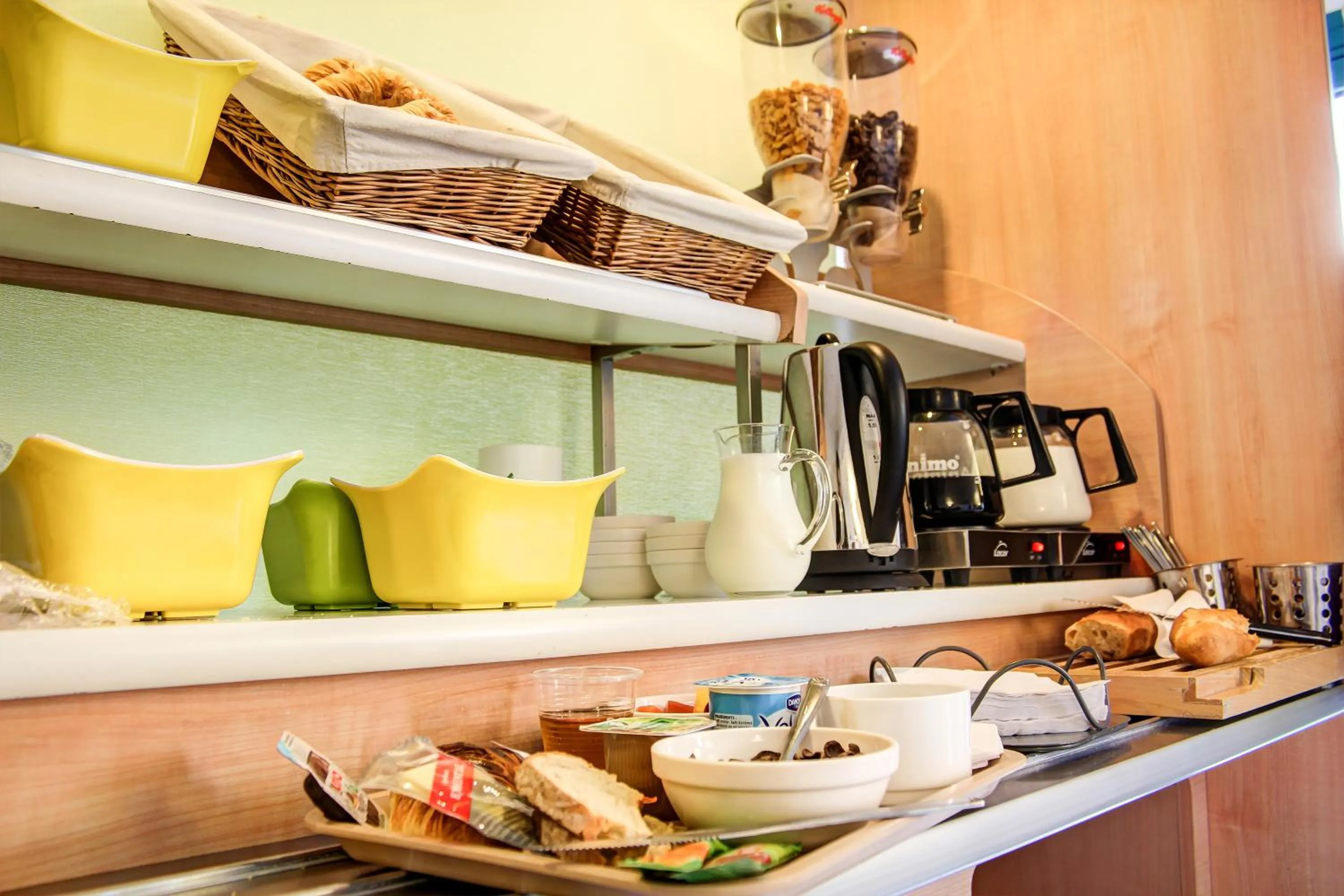 Buffet breakfast in Hotel Inn Design Laon