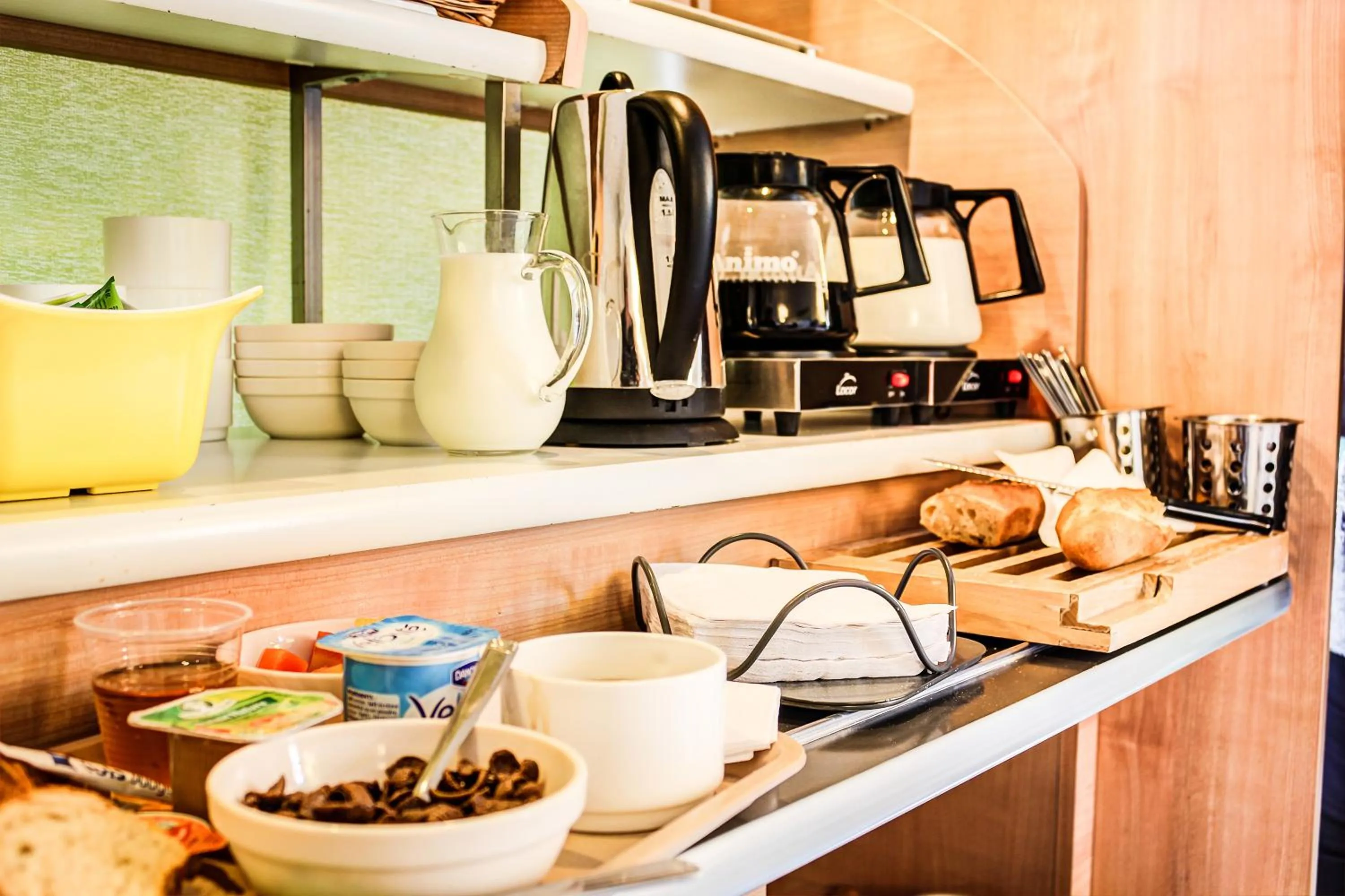 Buffet breakfast in Hotel Inn Design Laon