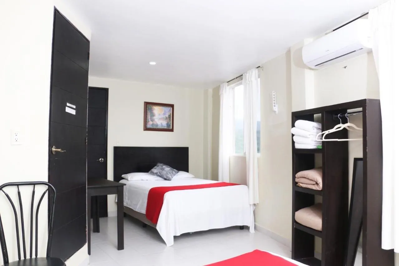 Bed in ROOF TOP Hotel XILITLA