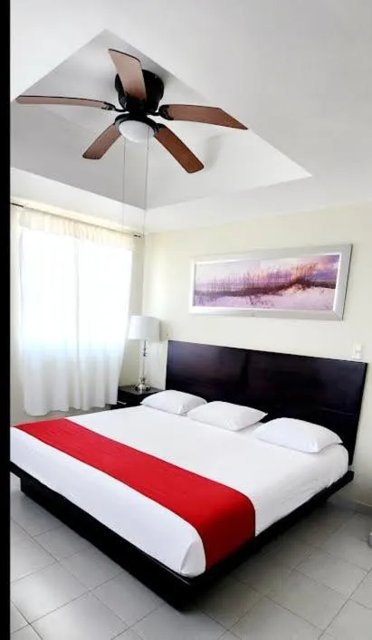 Bed in ROOF TOP Hotel XILITLA