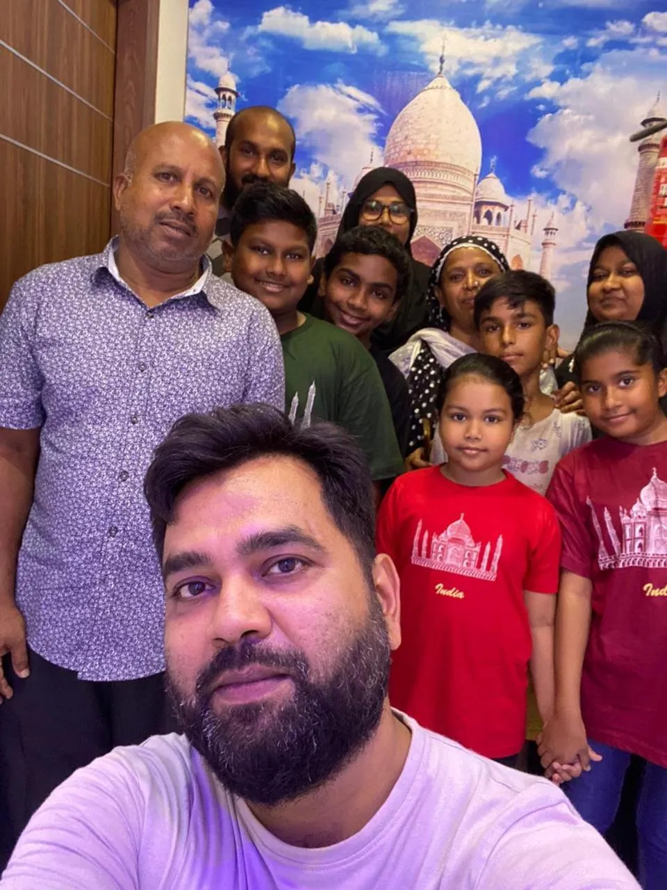 group of guests in HN Palace Homestay