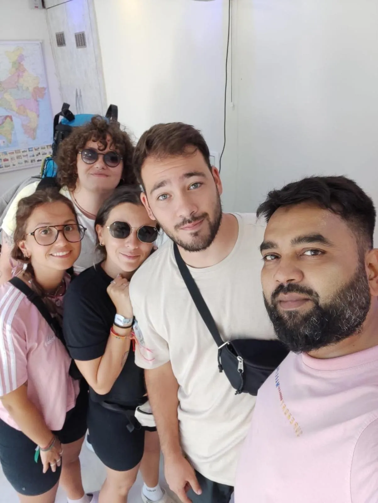 group of guests in HN Palace Homestay