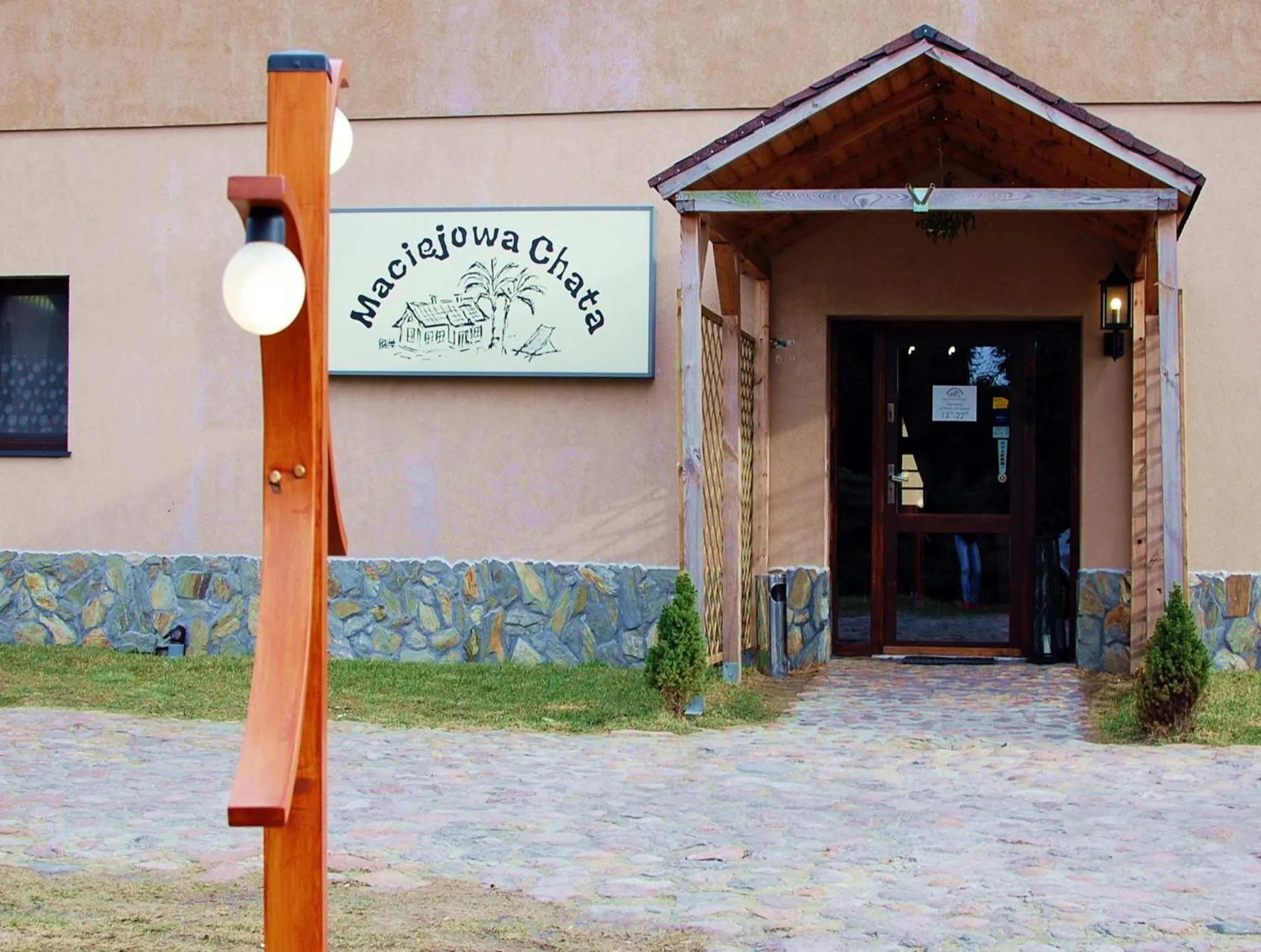 Facade/entrance in Maciejowa Chata