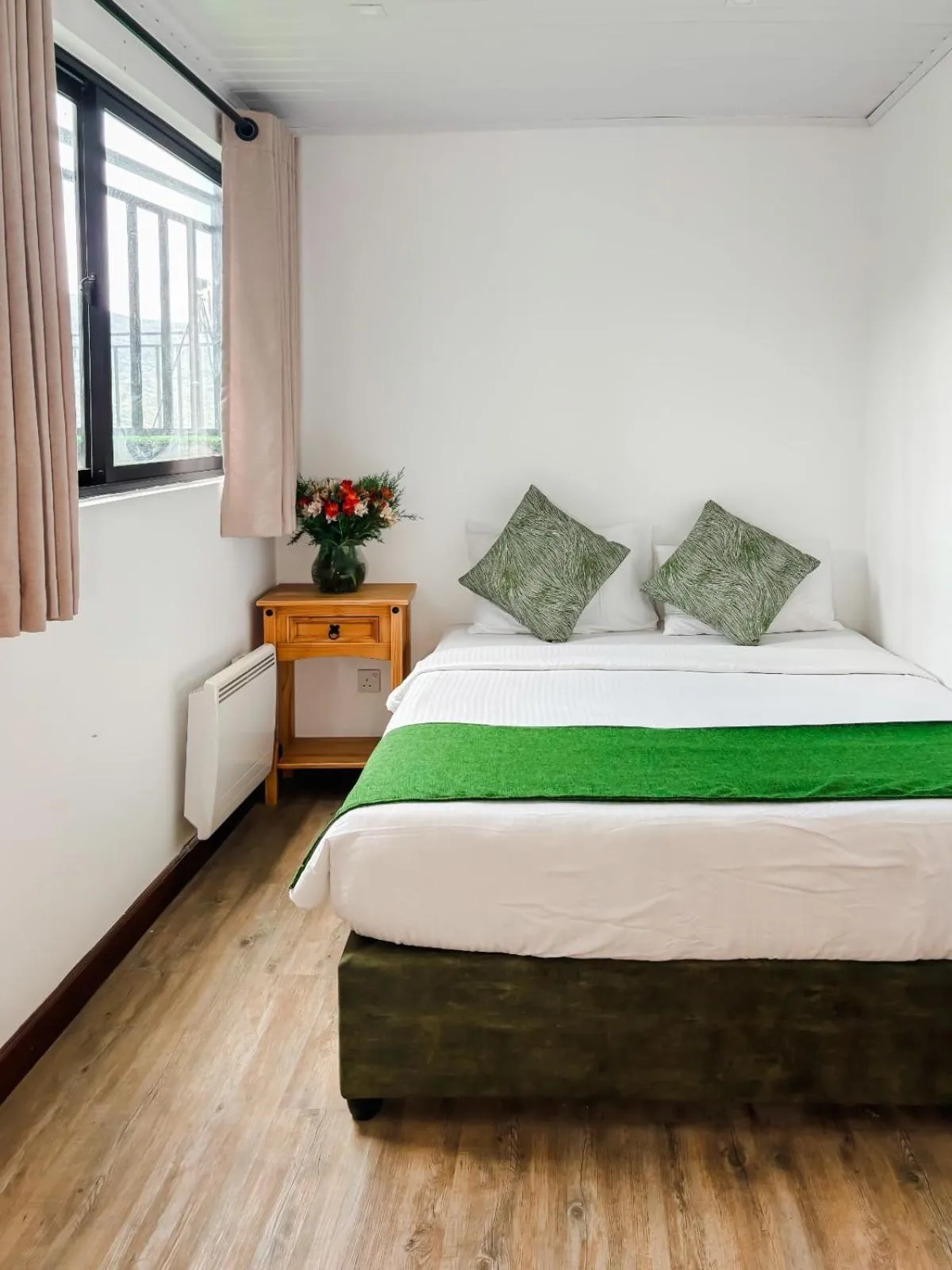 Bed in The Blackberry Cottage