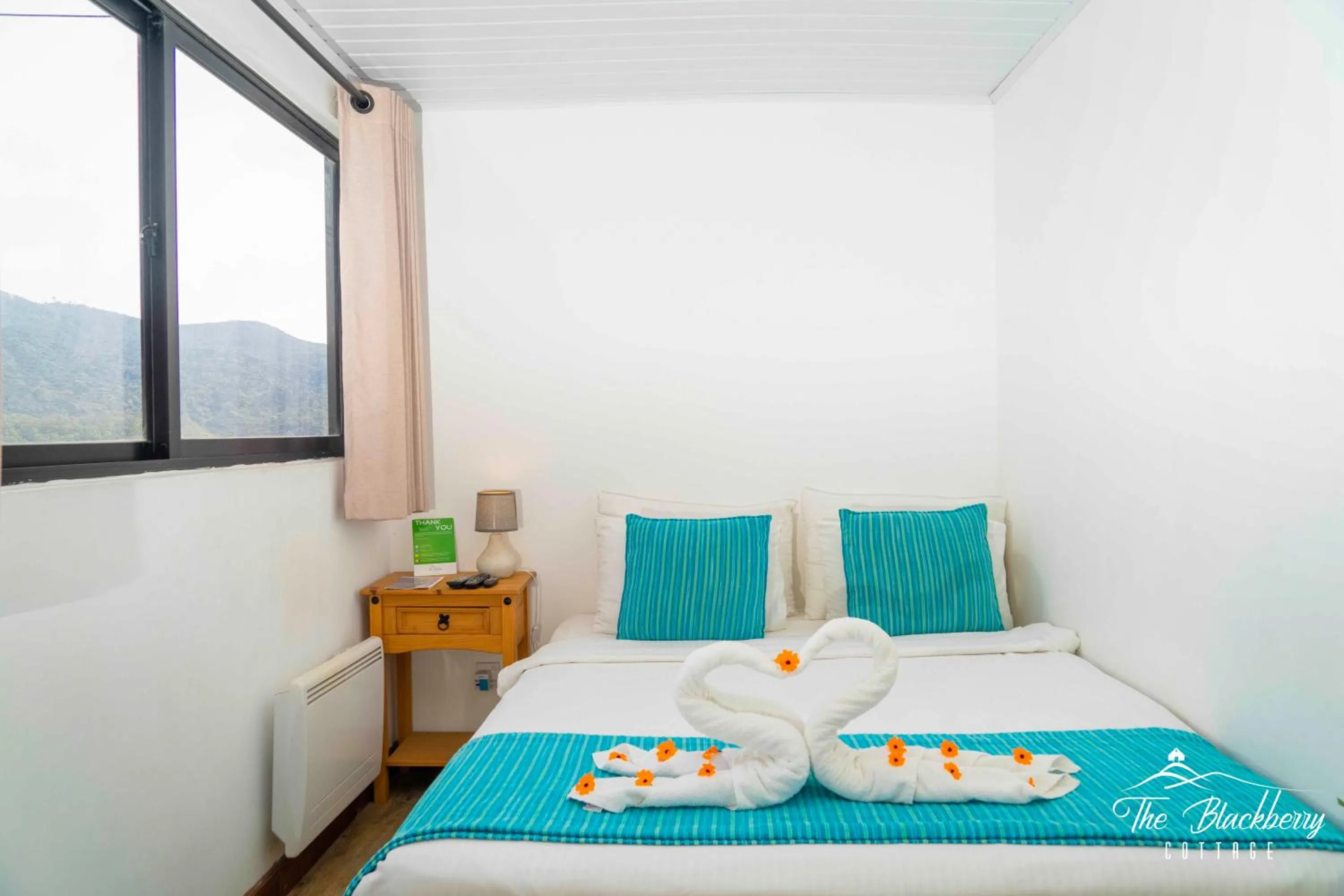 Bed in The Blackberry Cottage