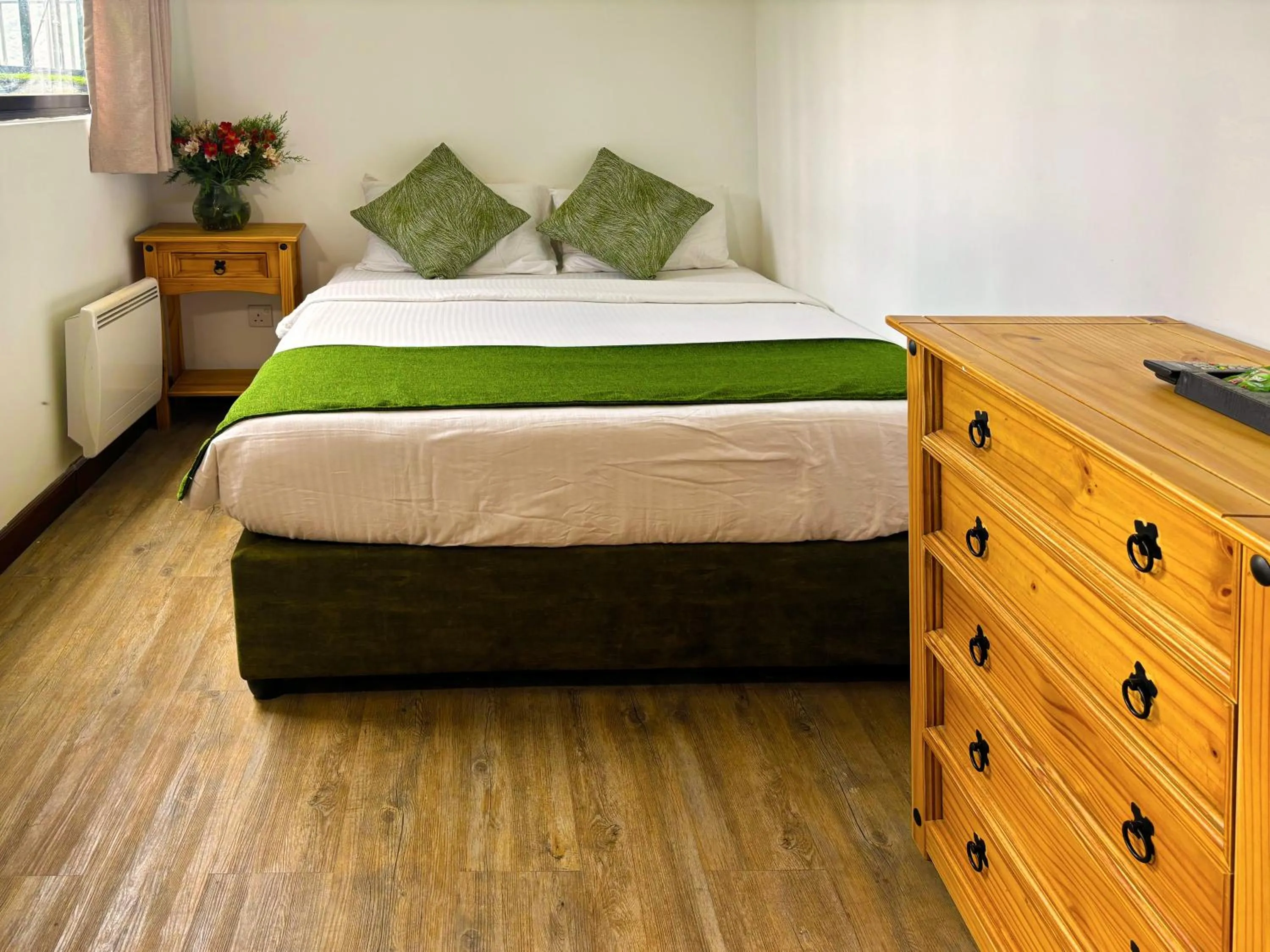 Bed in The Blackberry Cottage