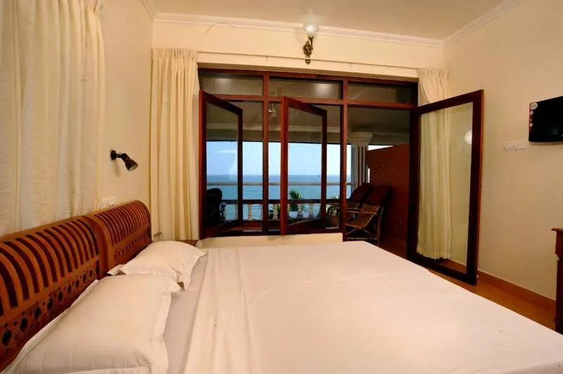 Bed in Vijaya Varma Beach Resort