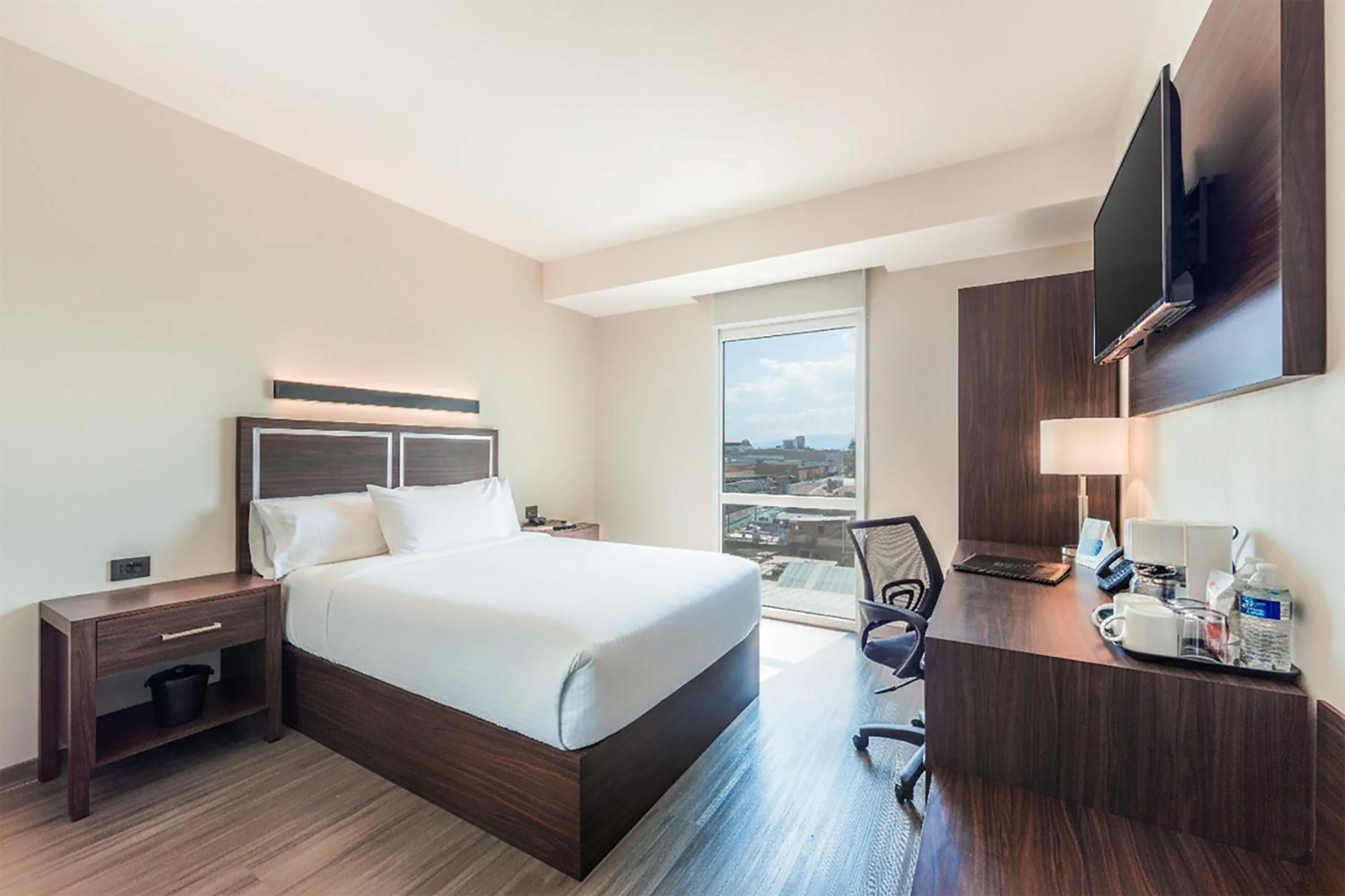 Bed in Sleep Inn Guadalajara Galerias