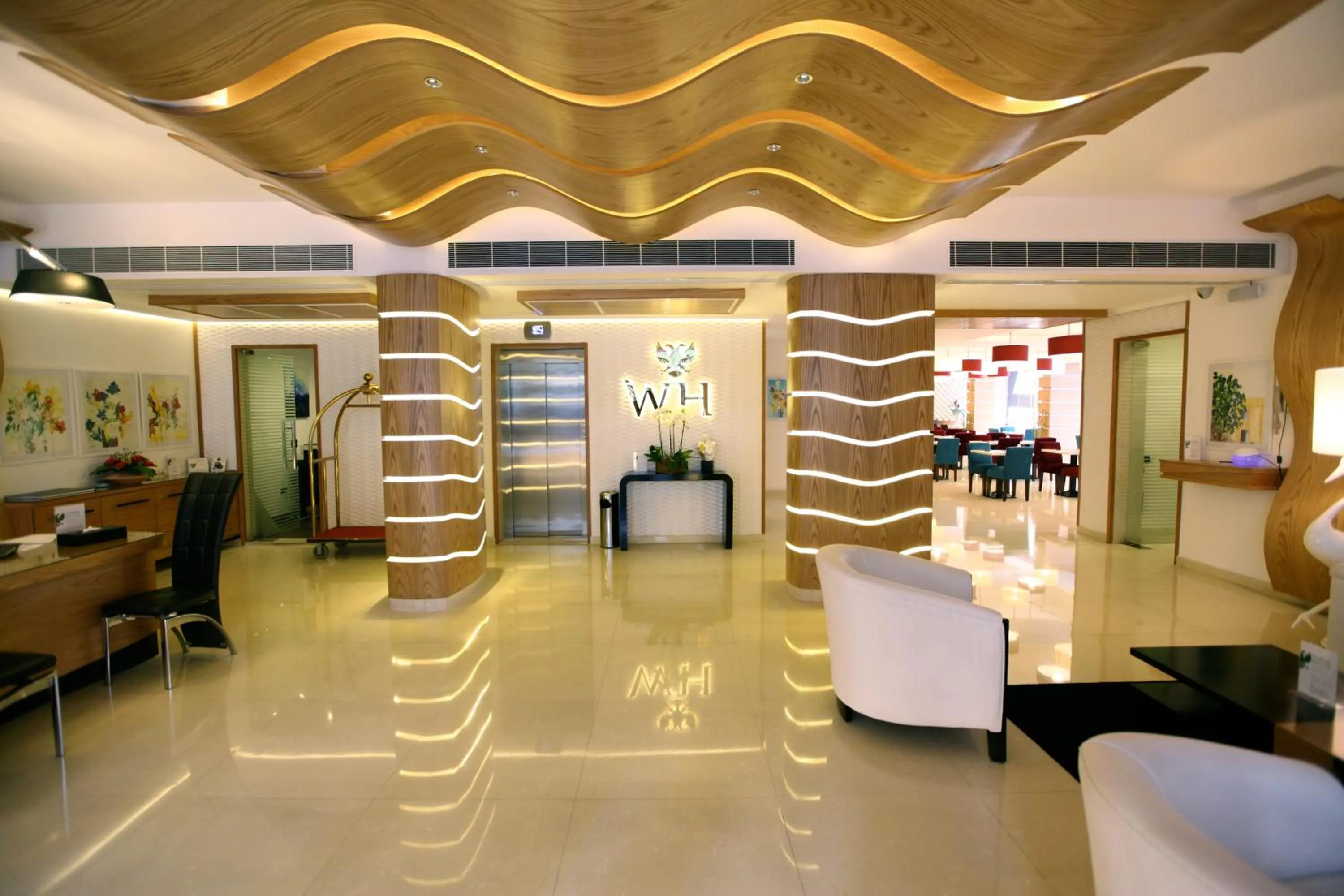 Lobby or reception in WH Hotel