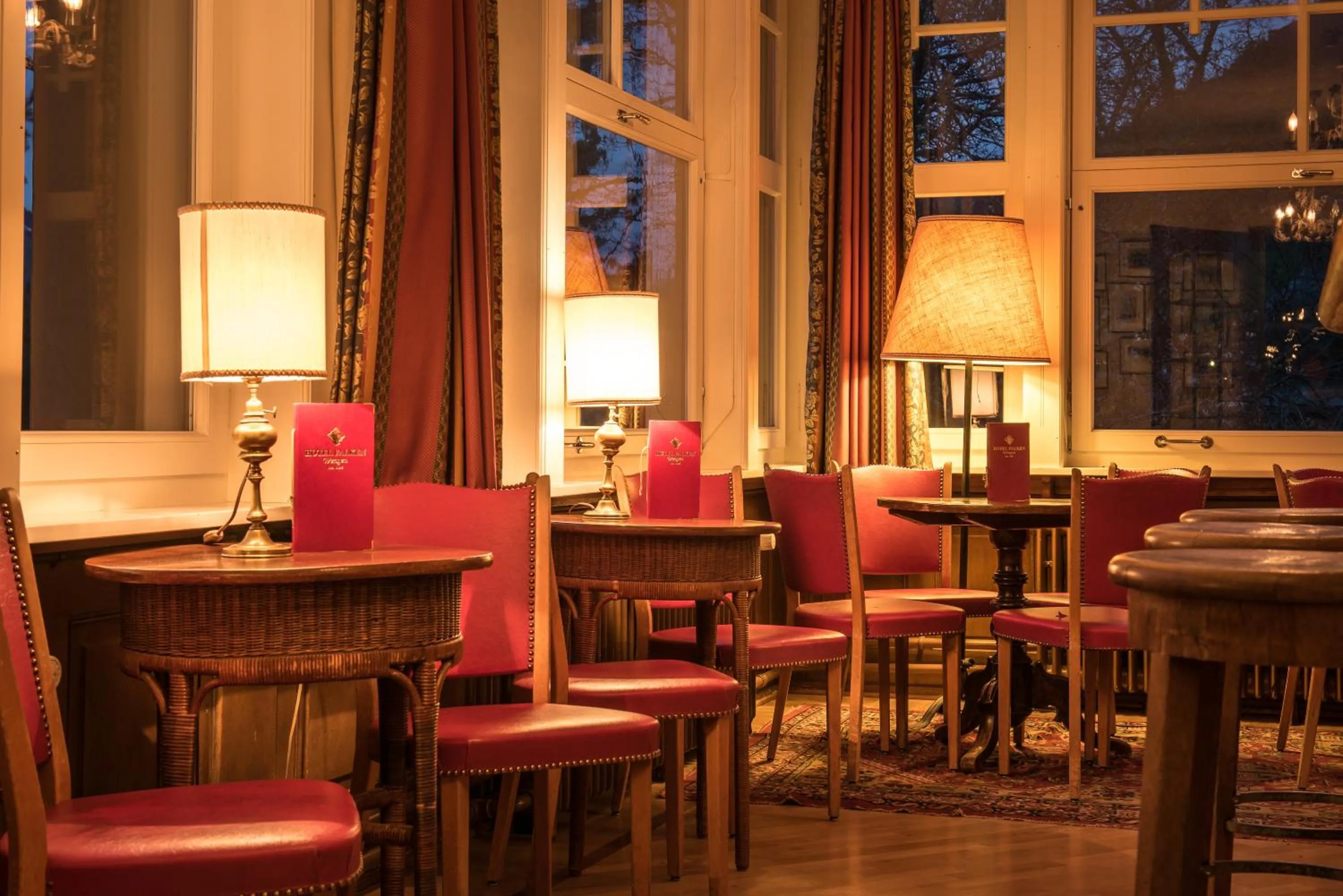 Lounge or bar in Historic Hotel Falken