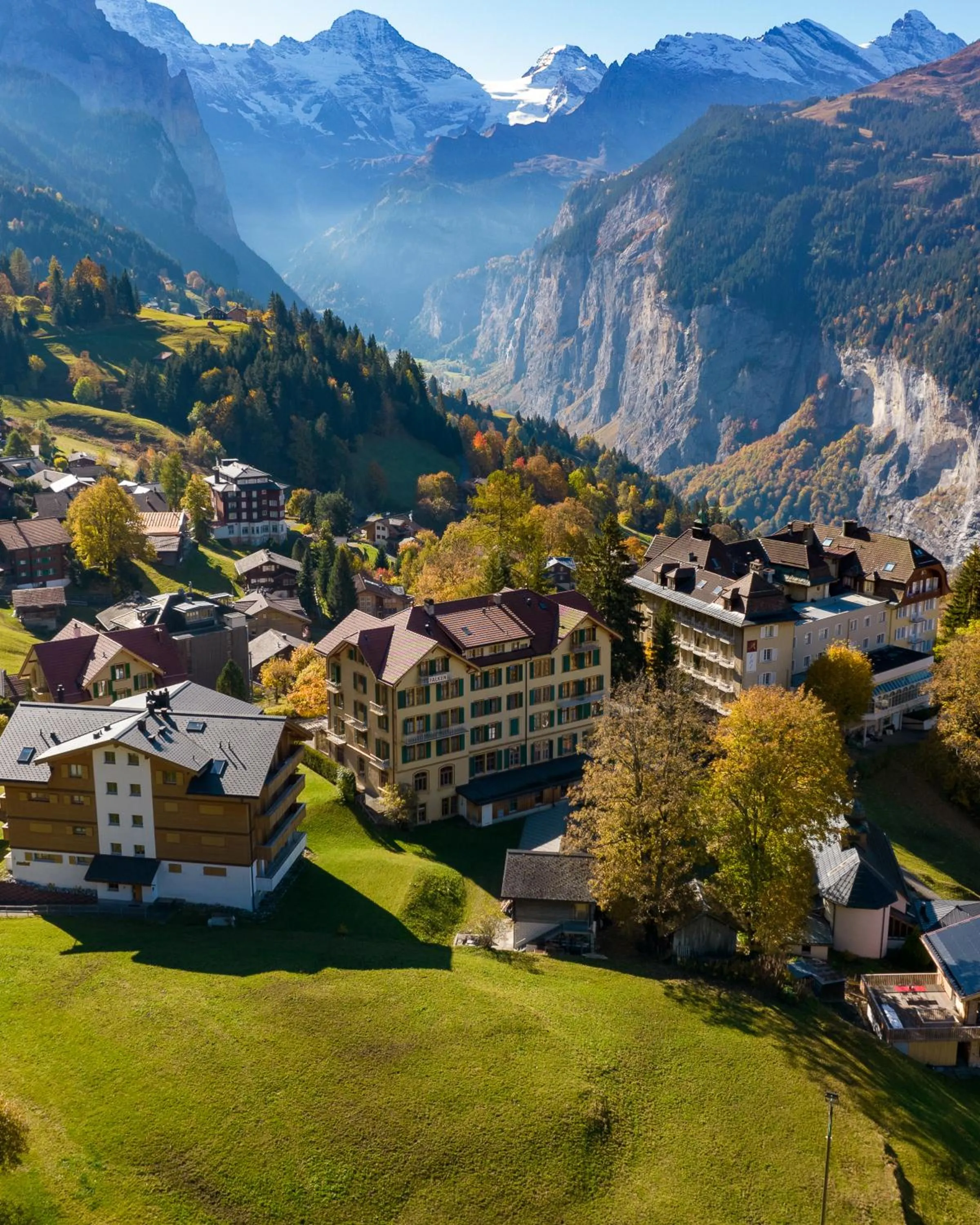 Property building in Historic Hotel Falken
