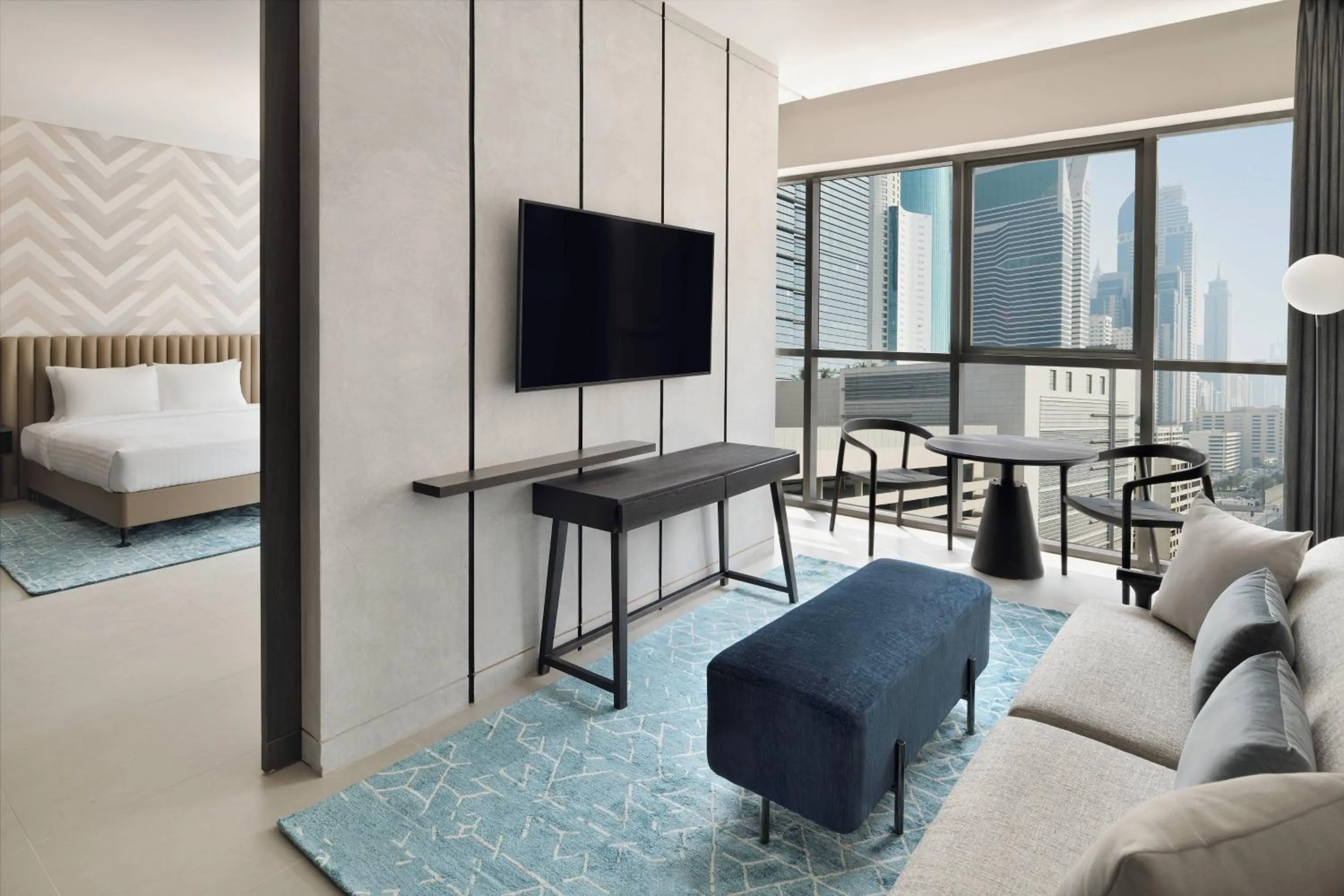 Bedroom, Bed in Courtyard by Marriott World Trade Centre, Dubai