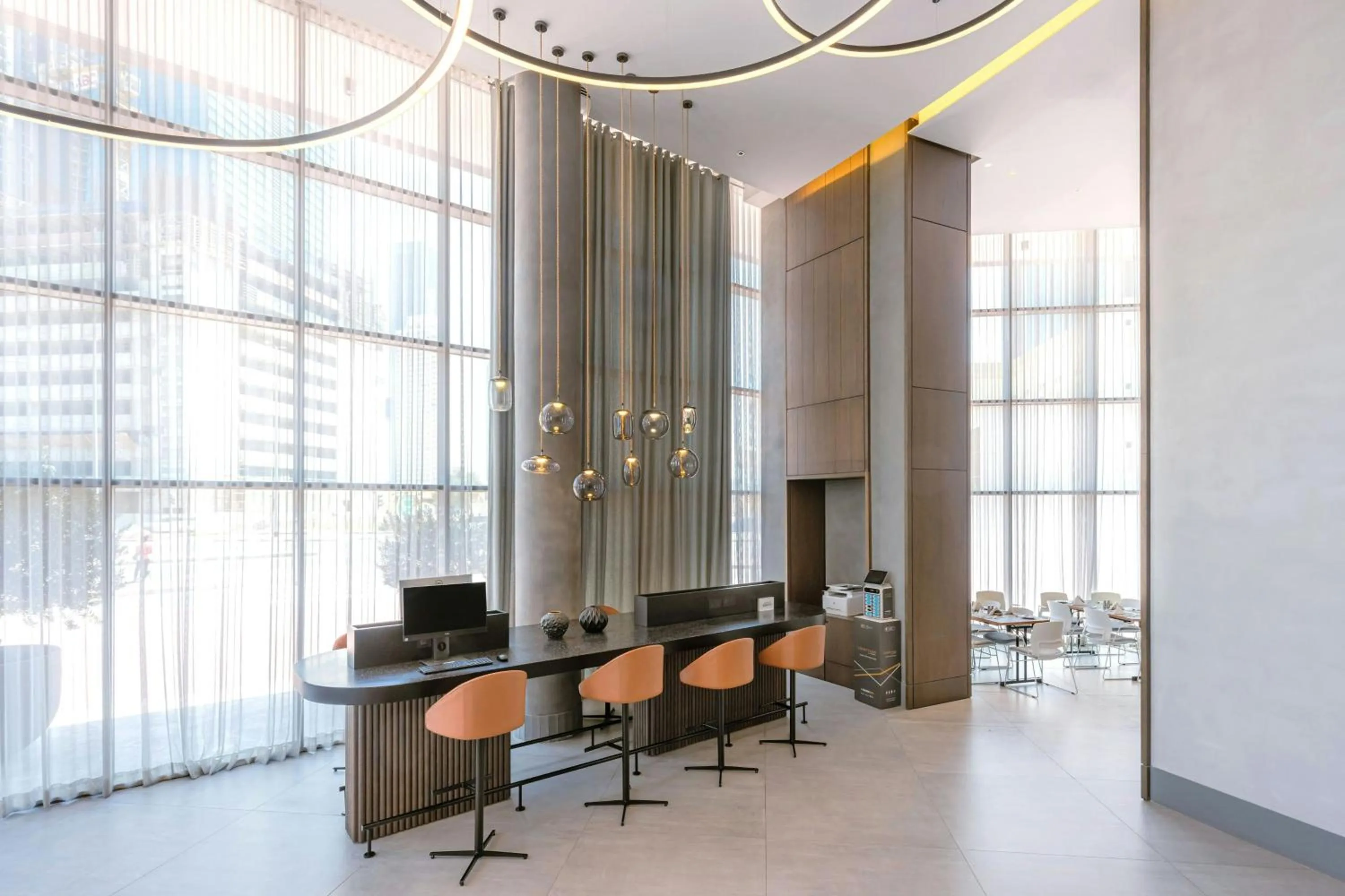 Lobby or reception in Courtyard by Marriott World Trade Centre, Dubai