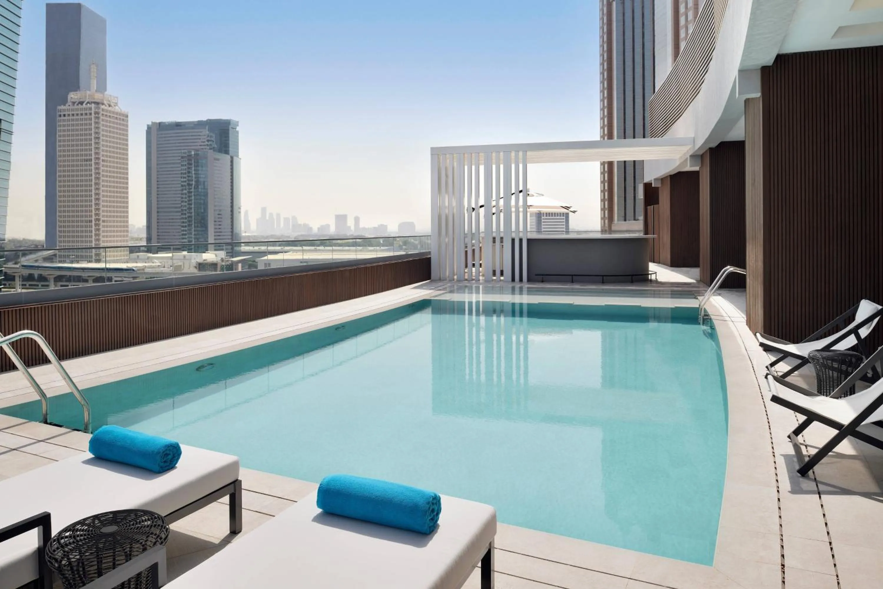 Swimming pool in Courtyard by Marriott World Trade Centre, Dubai
