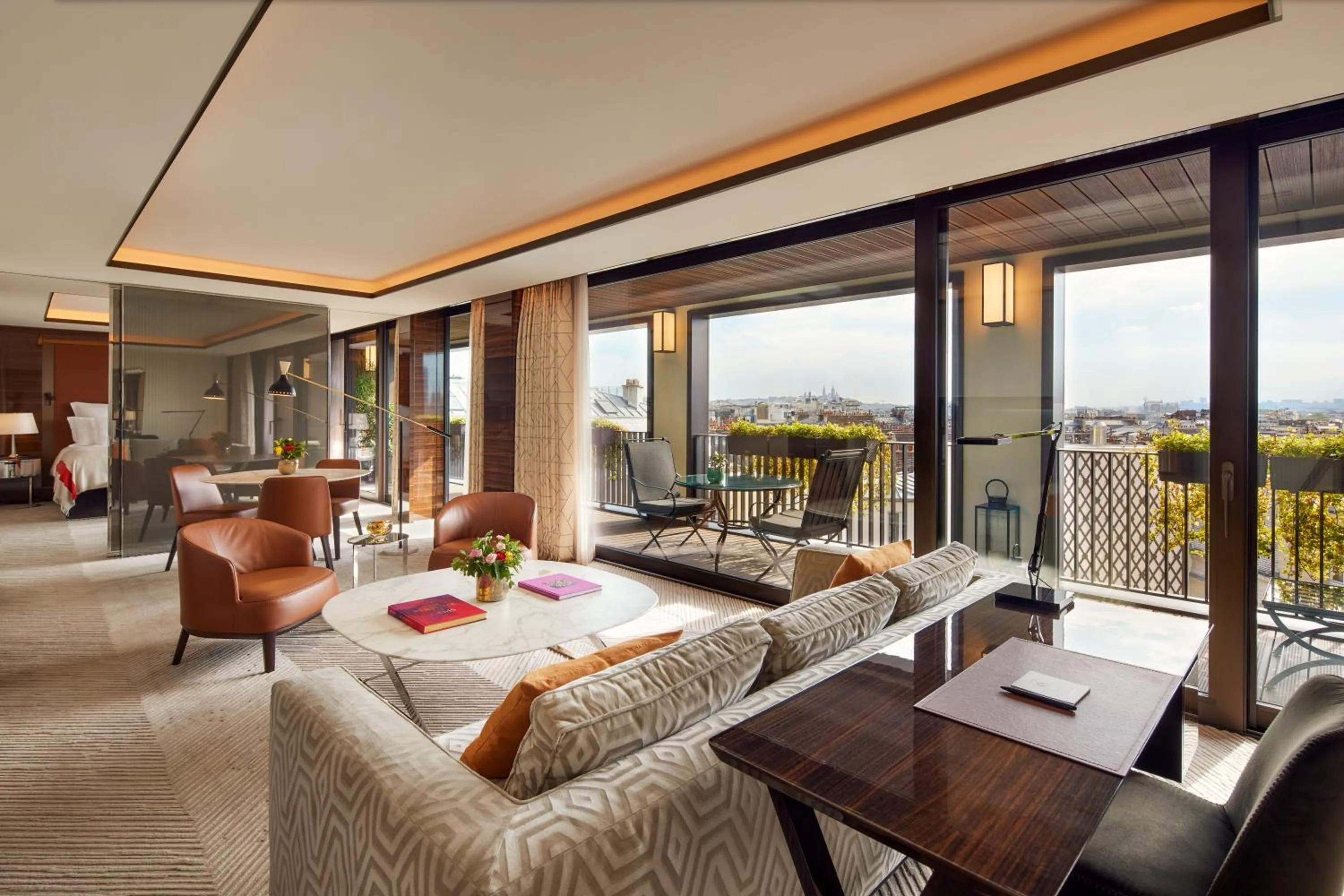 Balcony/Terrace in Bvlgari Hotel Paris