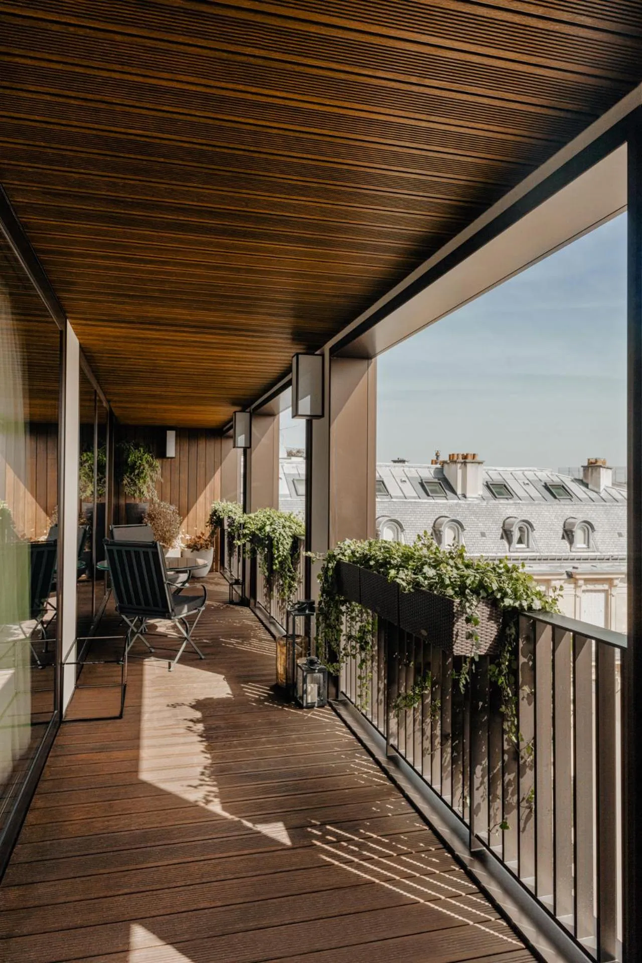 Balcony/Terrace in Bvlgari Hotel Paris