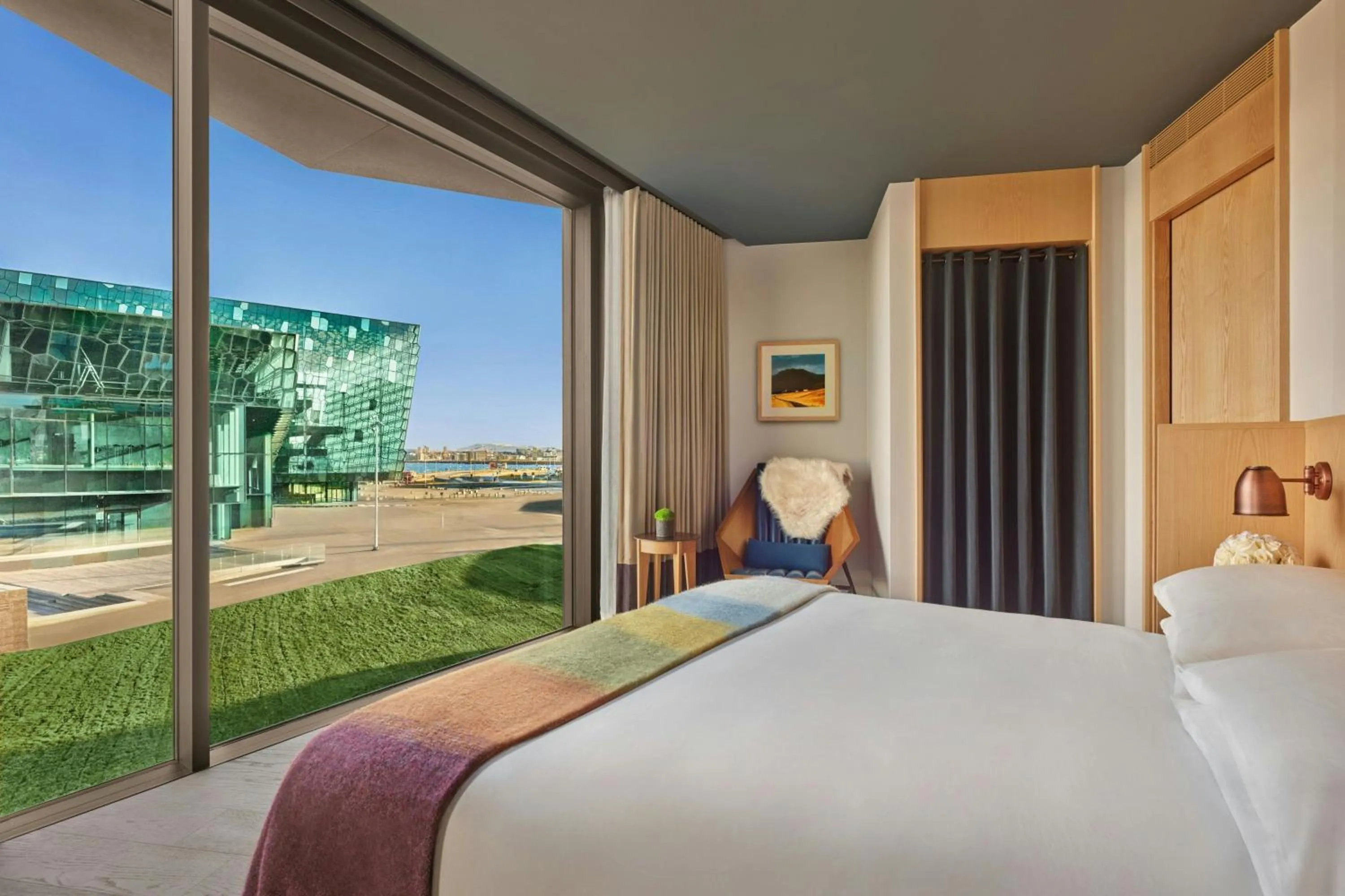 Photo of the whole room, Bed in The Reykjavik EDITION