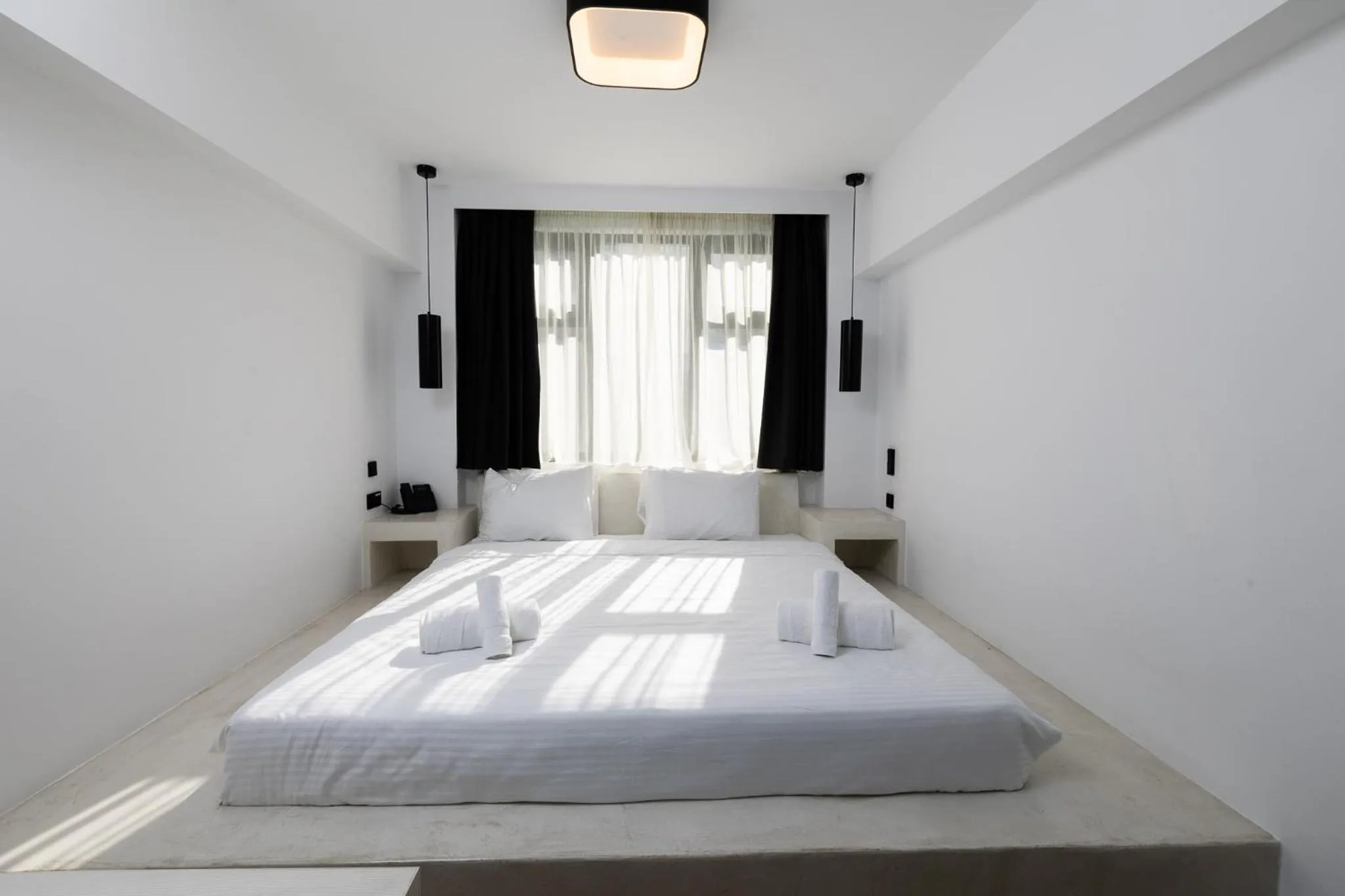 Bedroom, Bed in The Fountain Athens