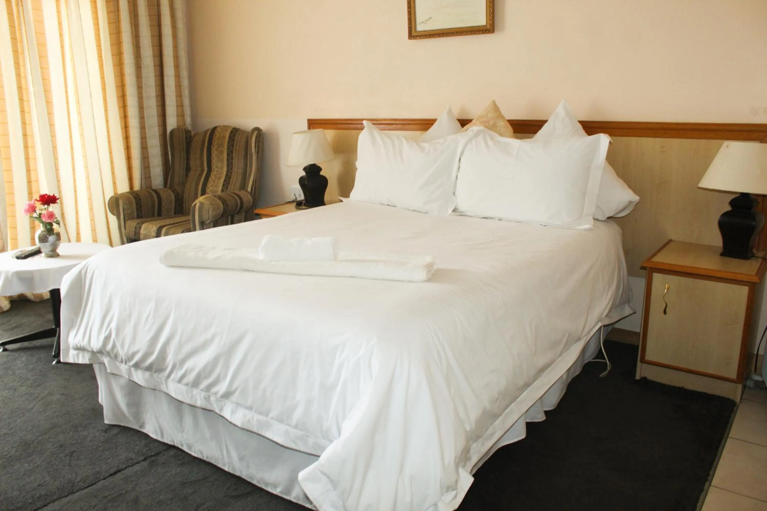 Bed in Mountain View Hotel - Lesotho