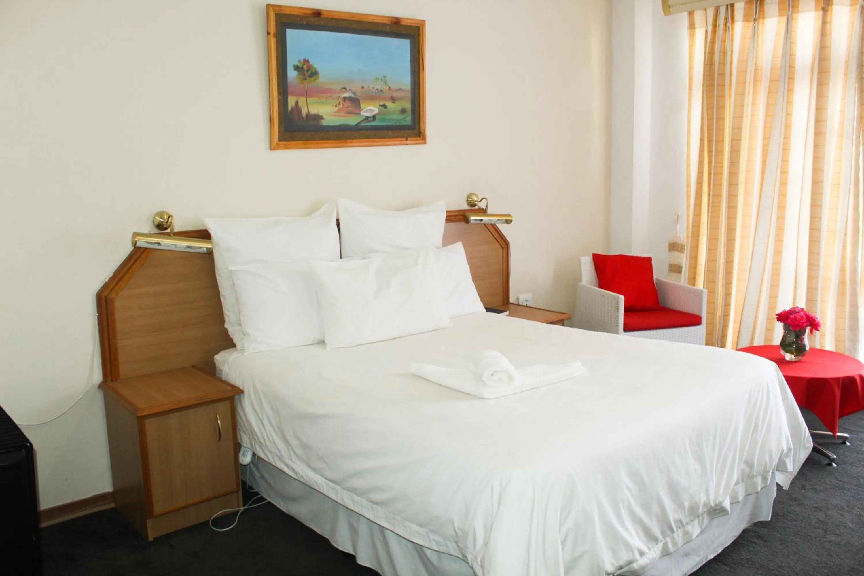 Bed in Mountain View Hotel - Lesotho