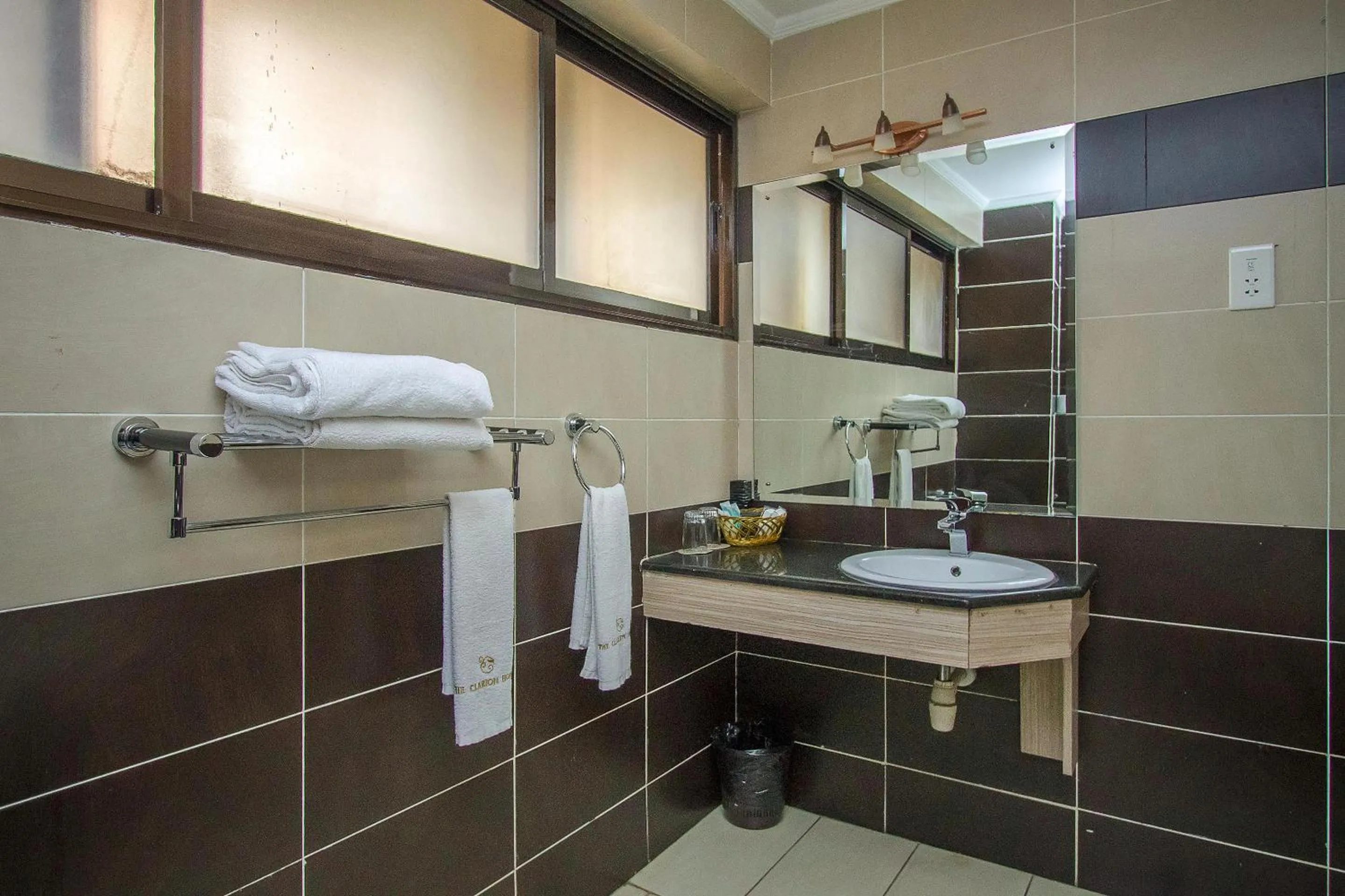 Bathroom in The Clarion Hotel