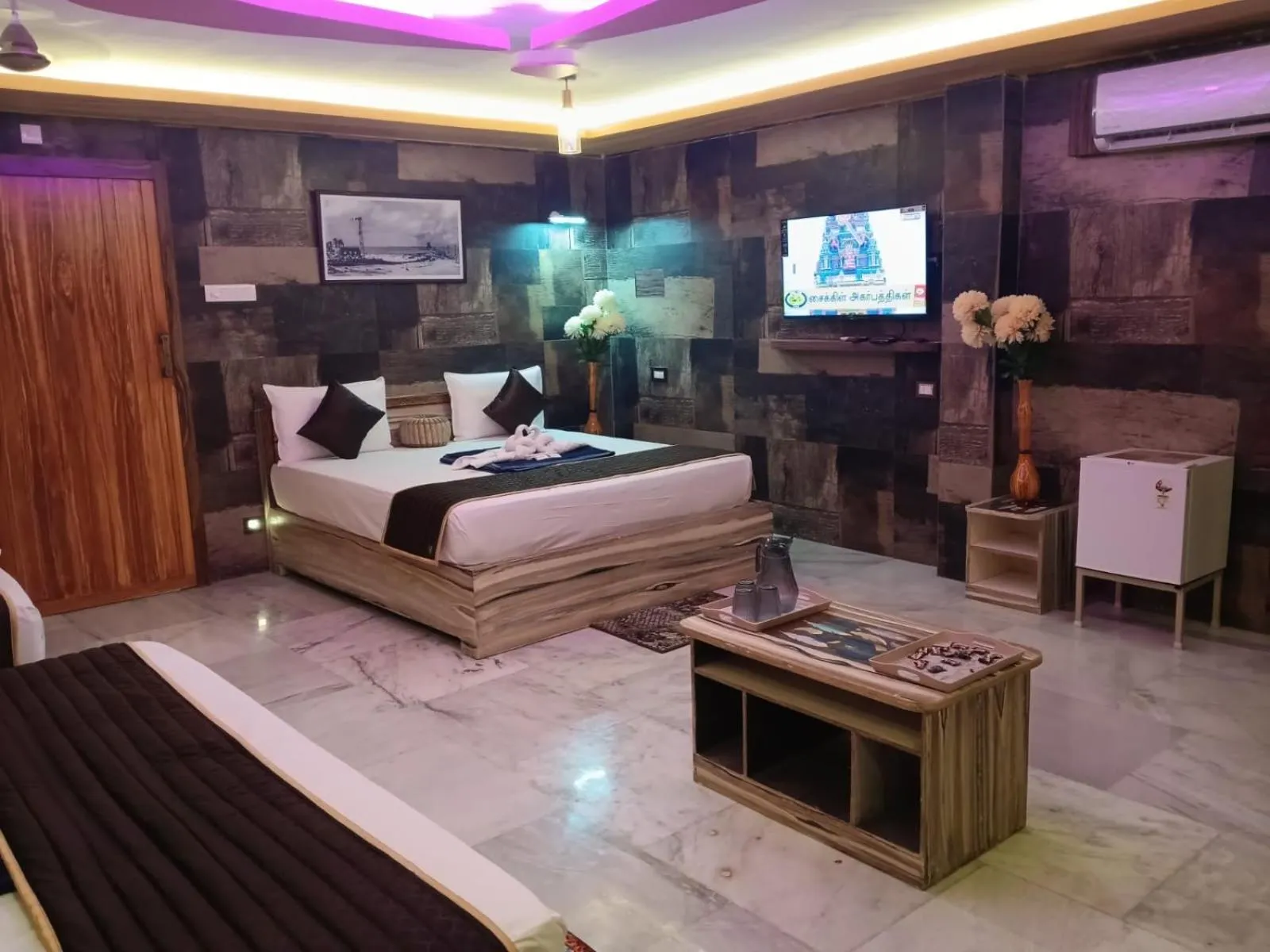 Bedroom, Bed in Hotel Ganesh Palace