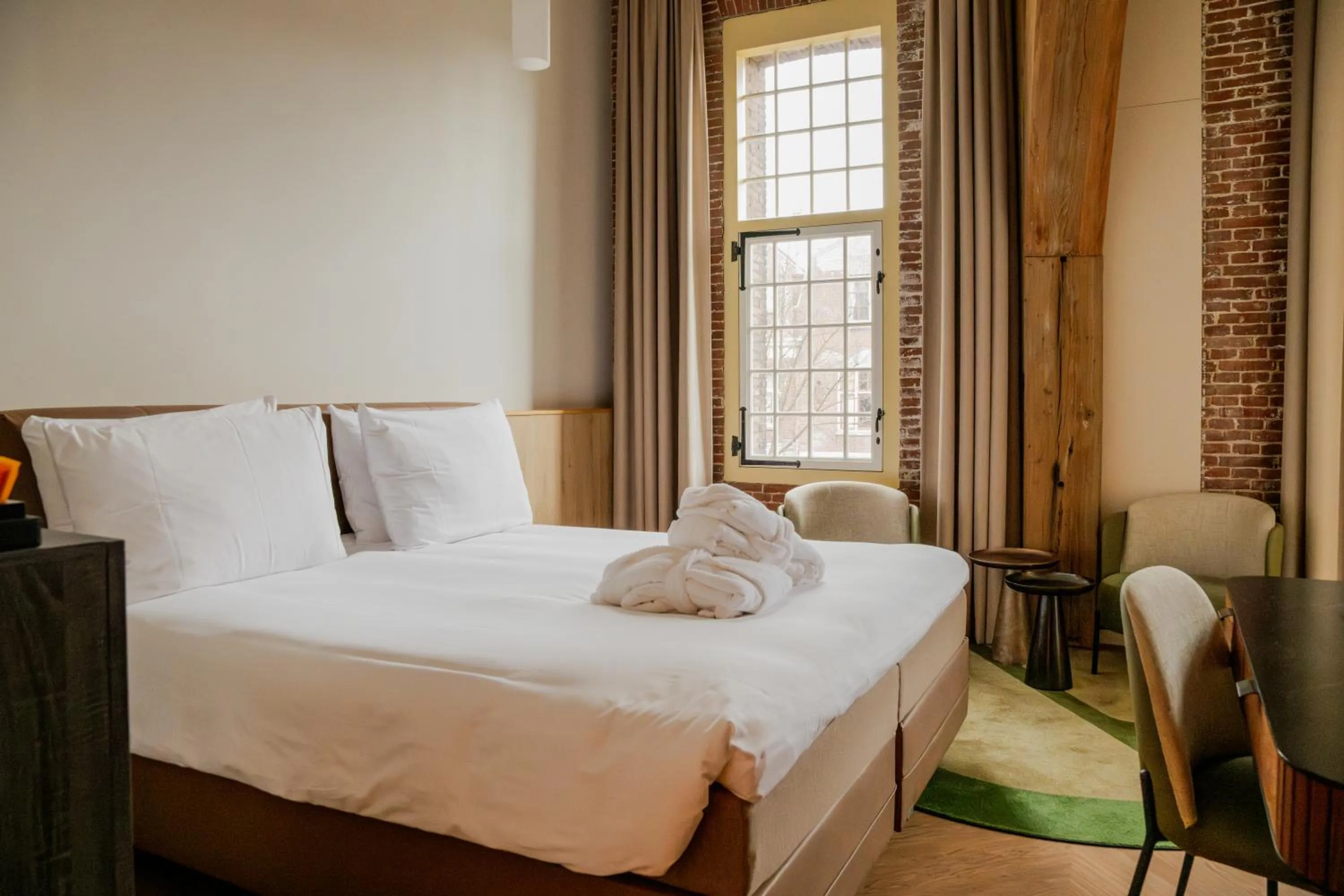 Bed in Hotel Arsenaal Delft